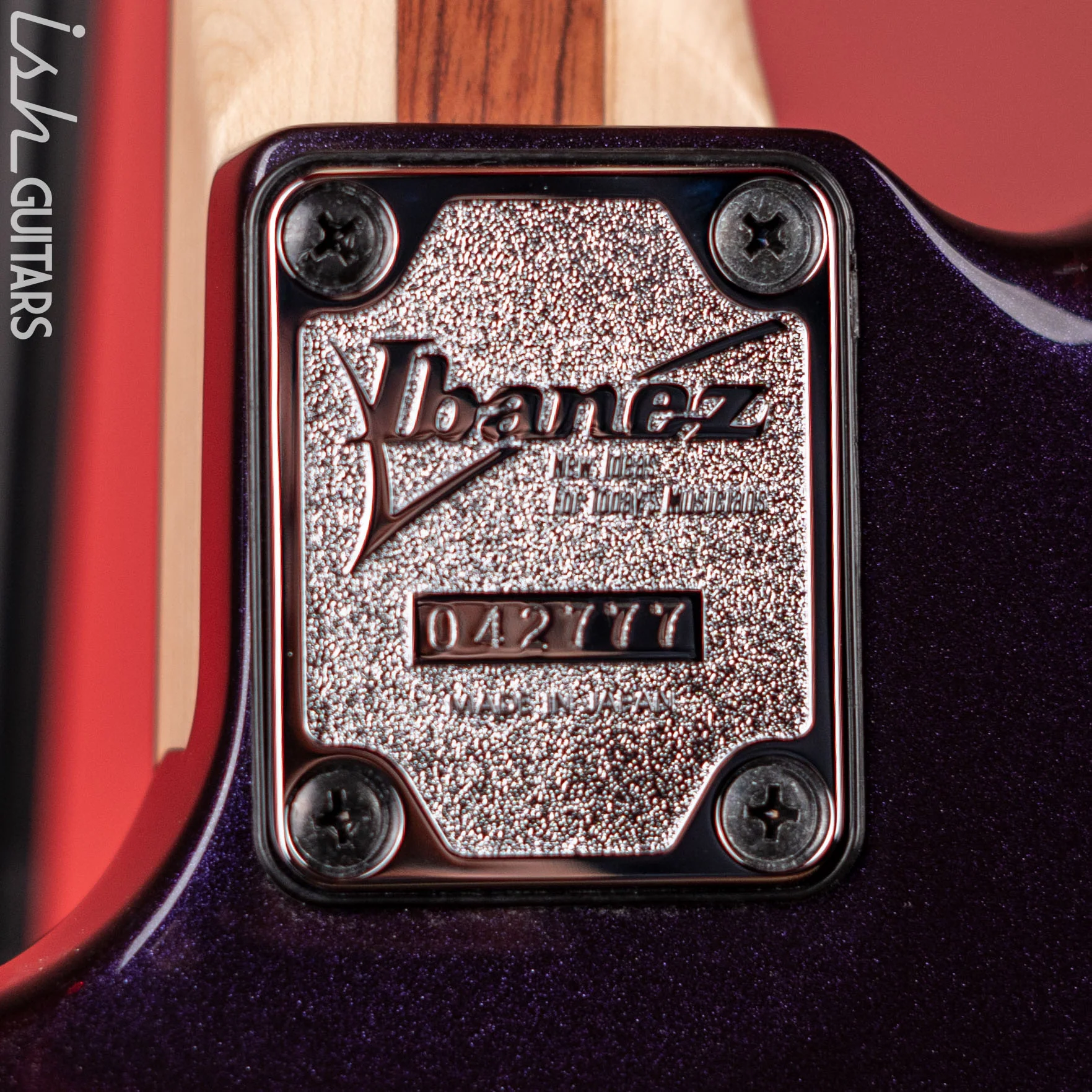 Ibanez JS2450 Joe Satriani Signature Guitar Muscle Car Purple Gloss - Image 10
