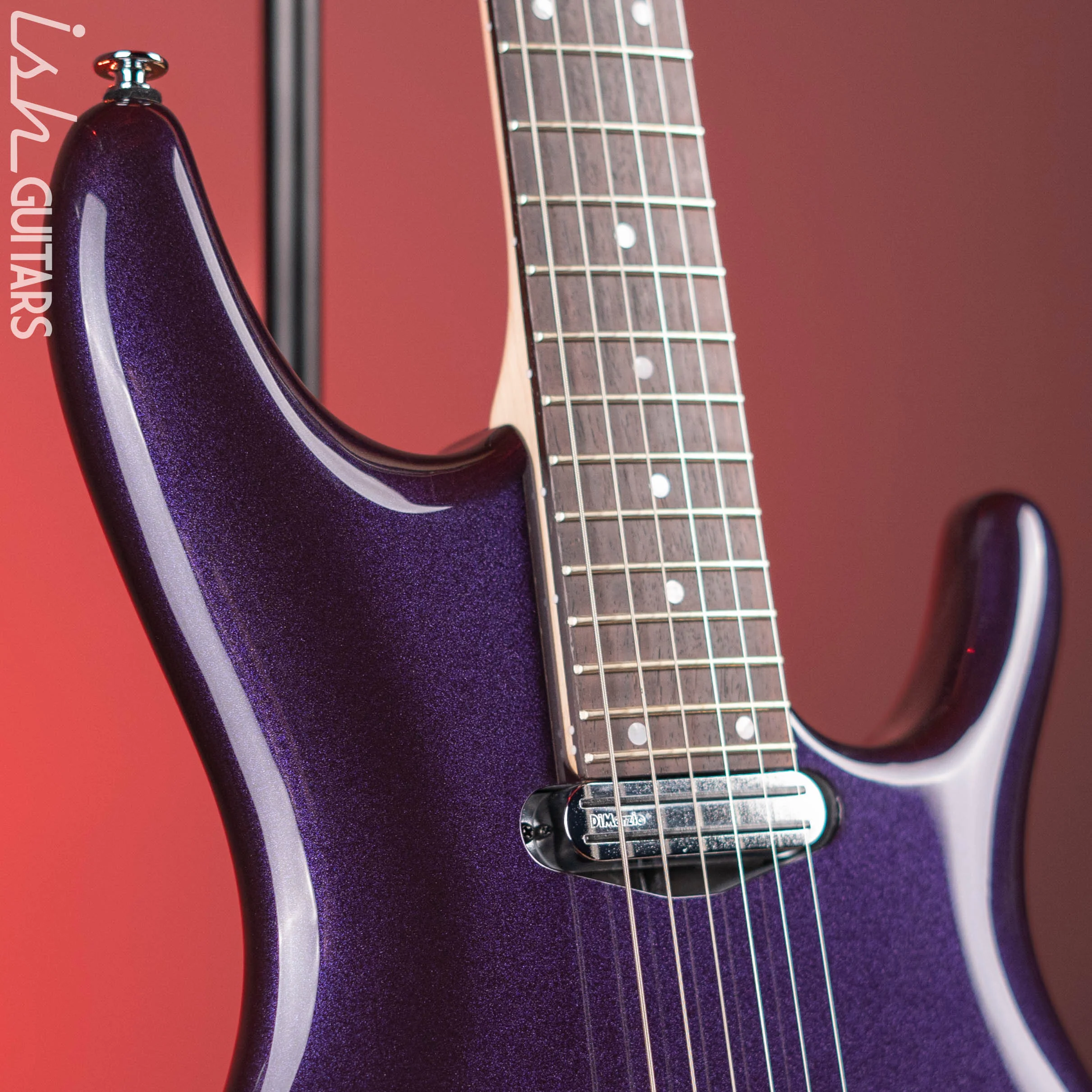 Ibanez JS2450 Joe Satriani Signature Guitar Muscle Car Purple Gloss - Image 3