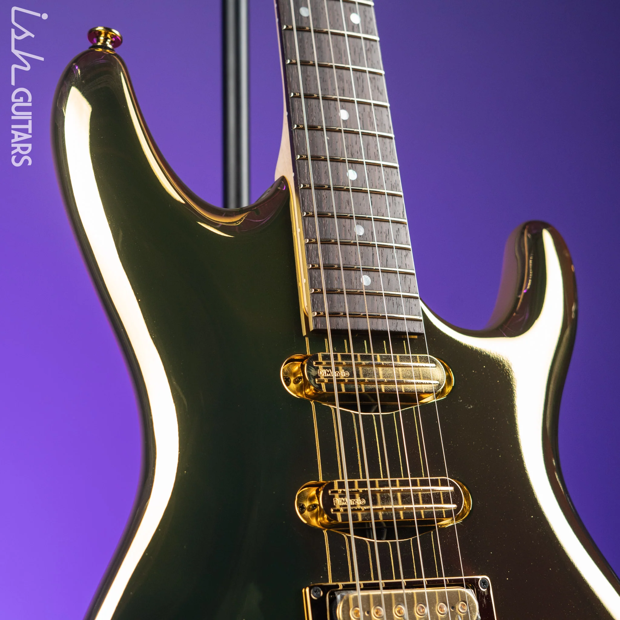 Ibanez JS2GD Joe Satriani Signature Electric Guitar Gold - Image 3