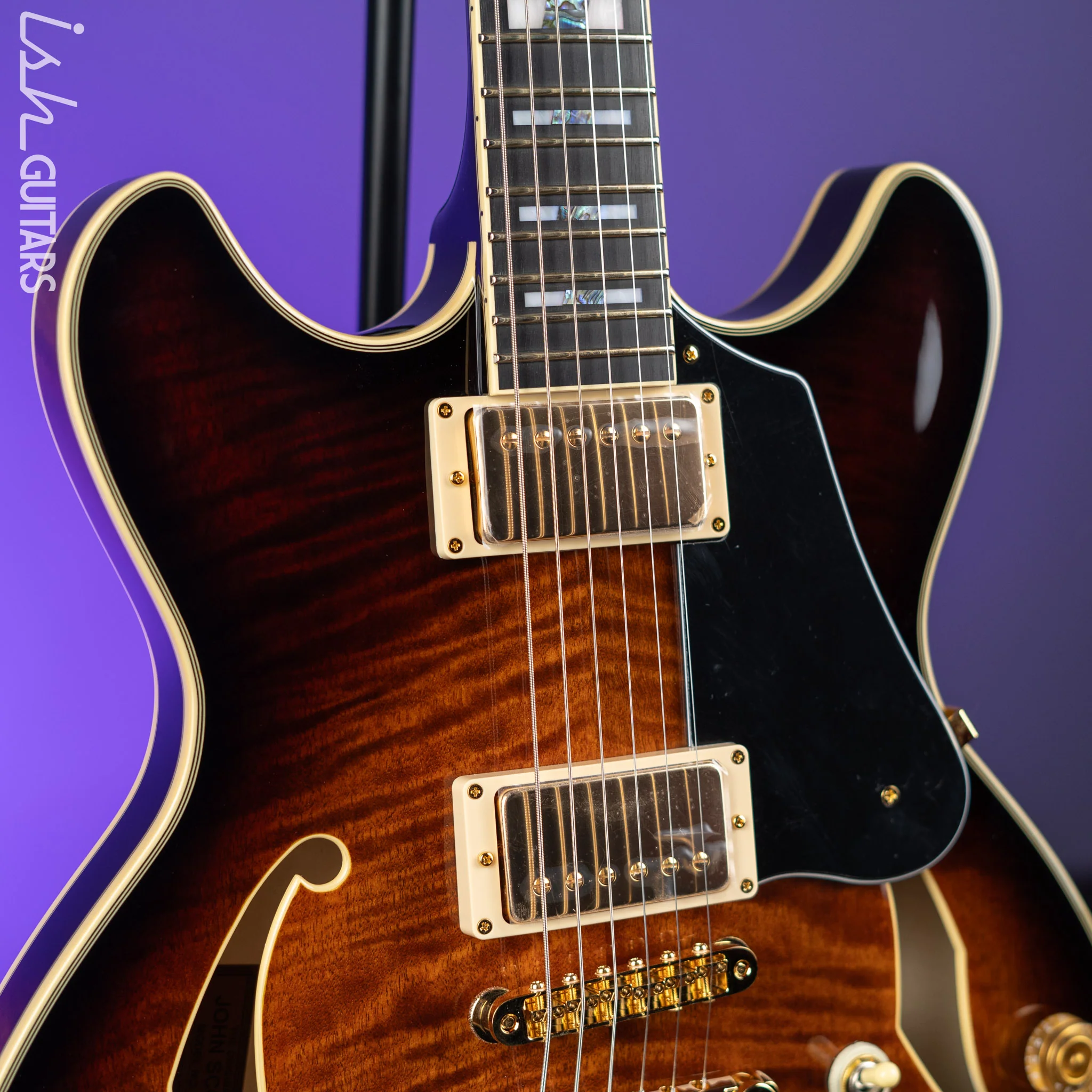 Ibanez JSM100VT John Scofield Signature Electric Guitar Vintage Sunburst - Image 3