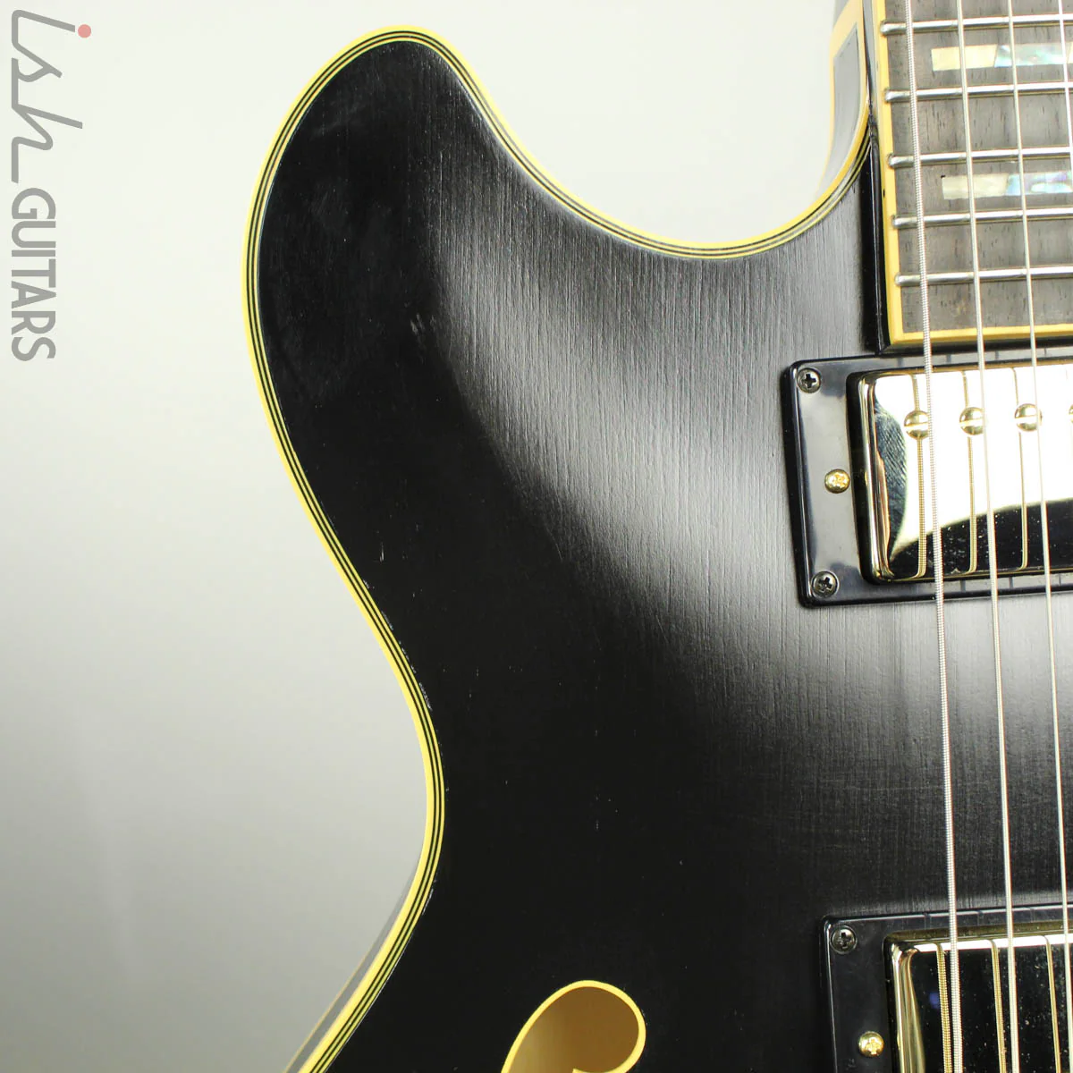 Ibanez JSM20 John Scofield Black w/ Case - Image 3