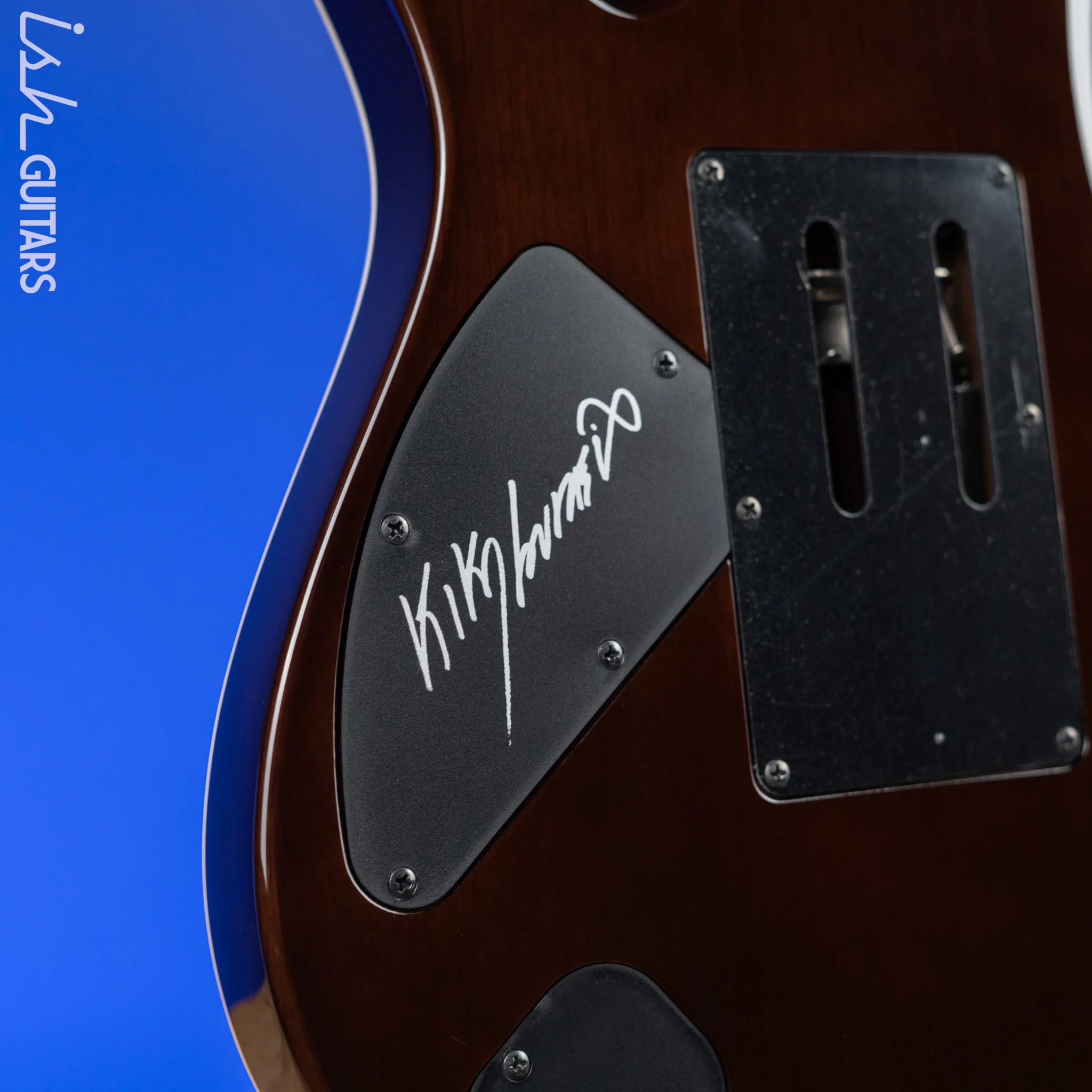 Ibanez KIKO100 Kiko Loureiro Signature Transparent Ruby Red Demo - Image 10