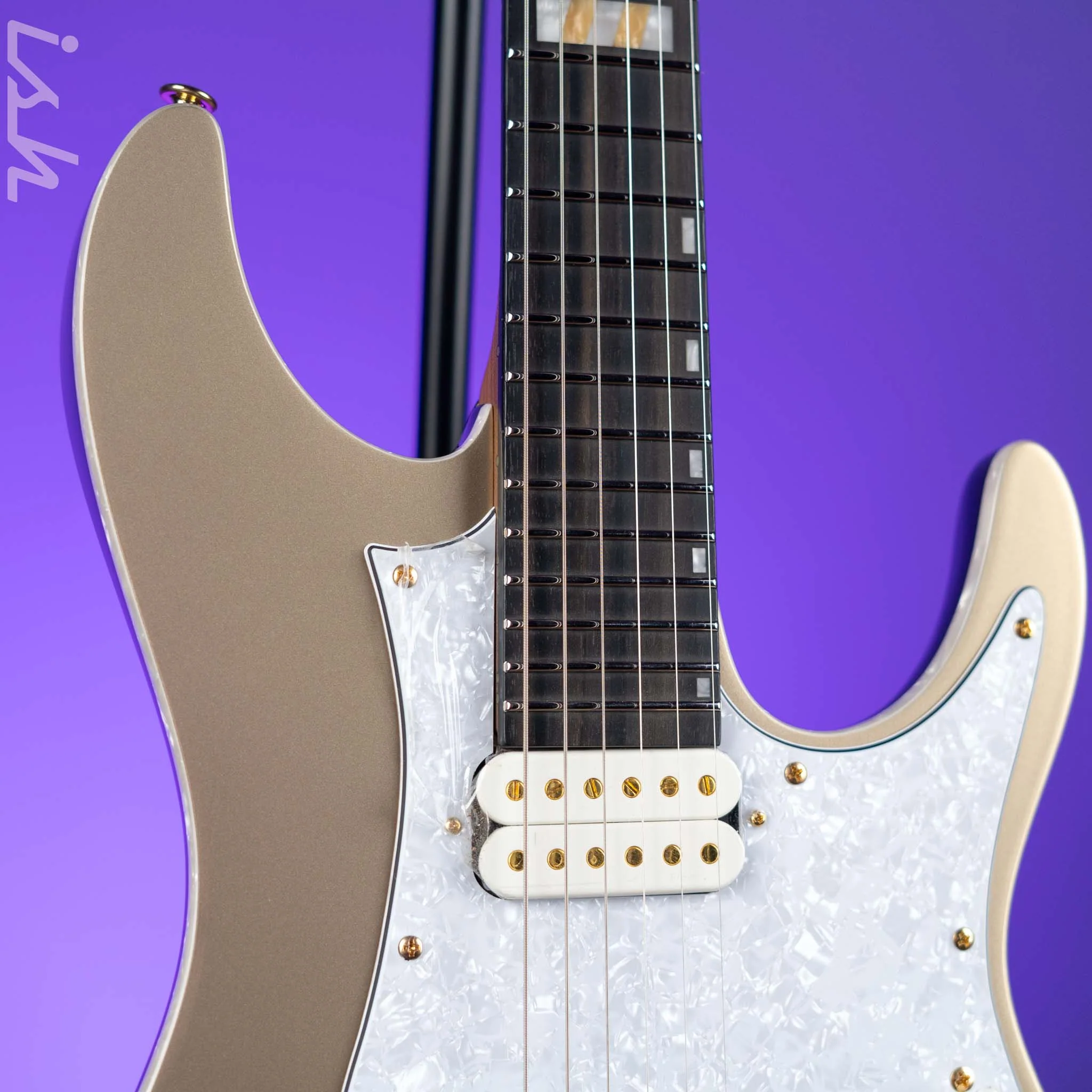 Ibanez KRYS10 Scott LePage Signature Electric Guitar Gold - Image 3