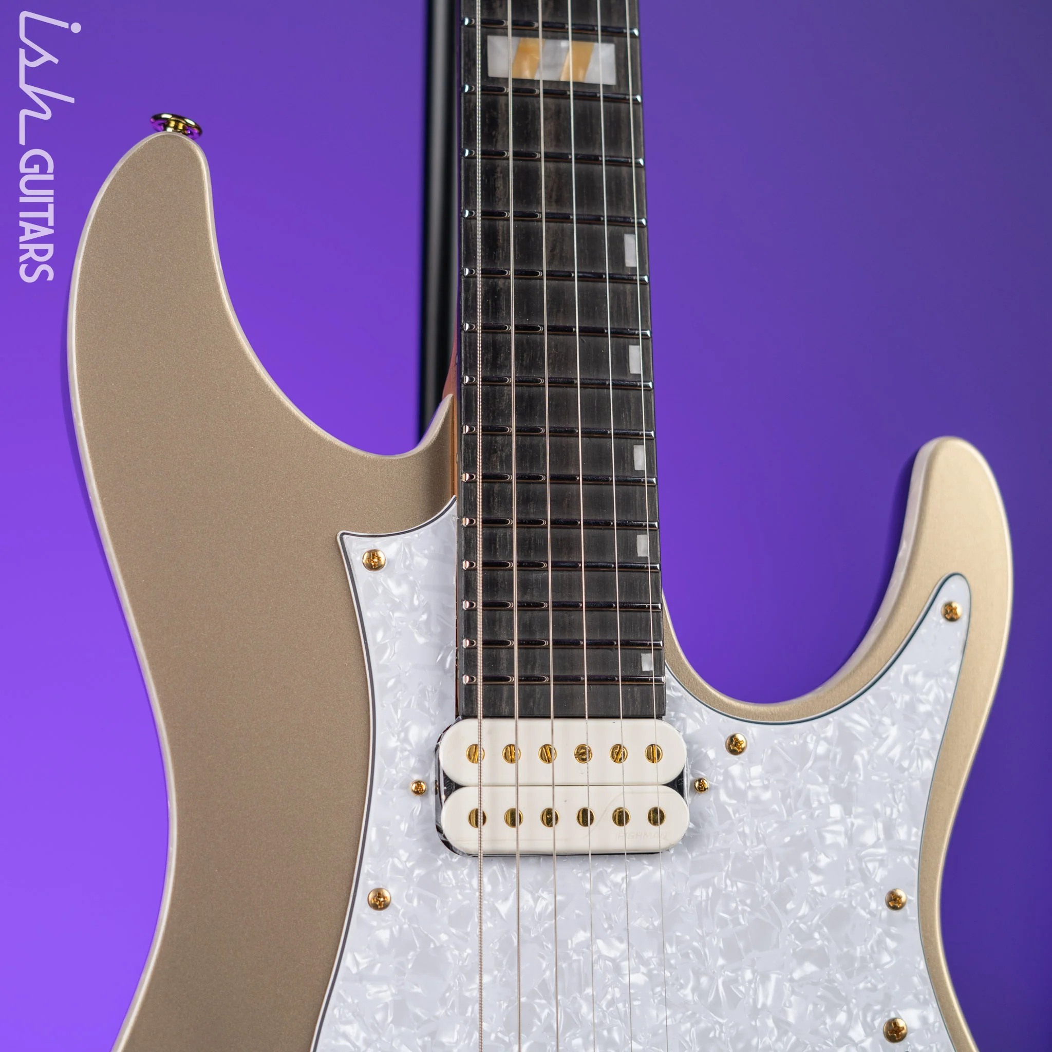 Ibanez KRYS10 Scott LePage Signature Electric Guitar Gold - Image 3