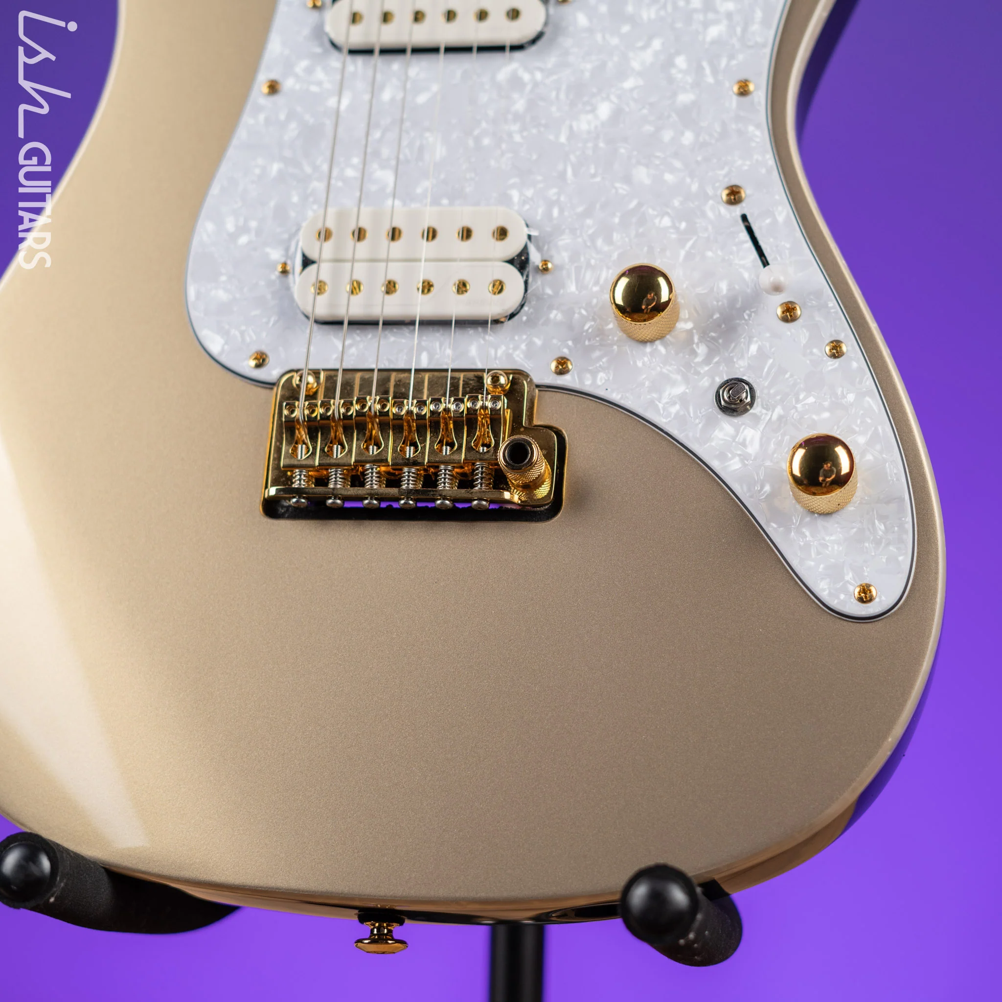 Ibanez KRYS10 Scott LePage Signature Electric Guitar Gold - Image 4