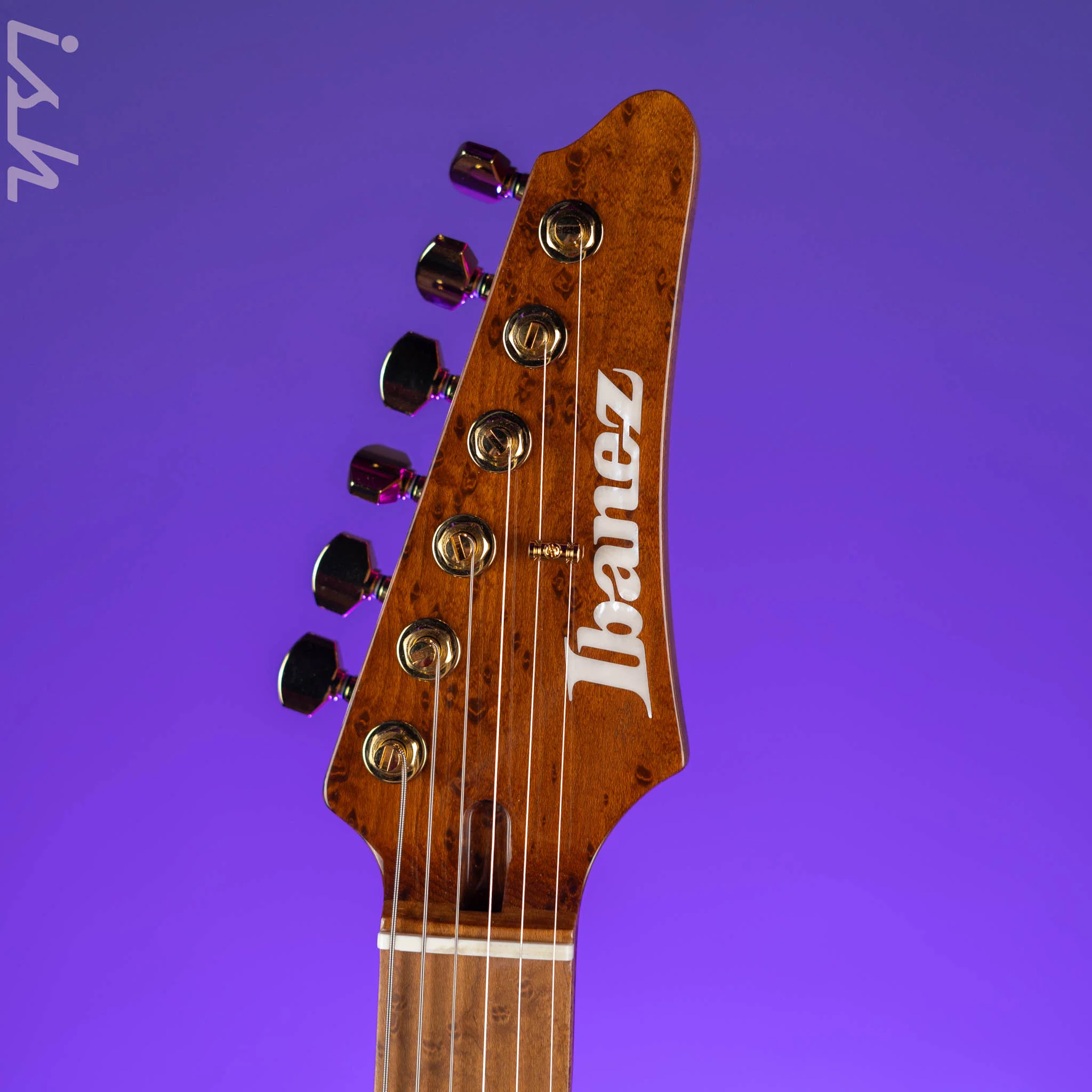 Ibanez LB1 Lari Basilio Signature Prestige Electric Guitar White - Image 5