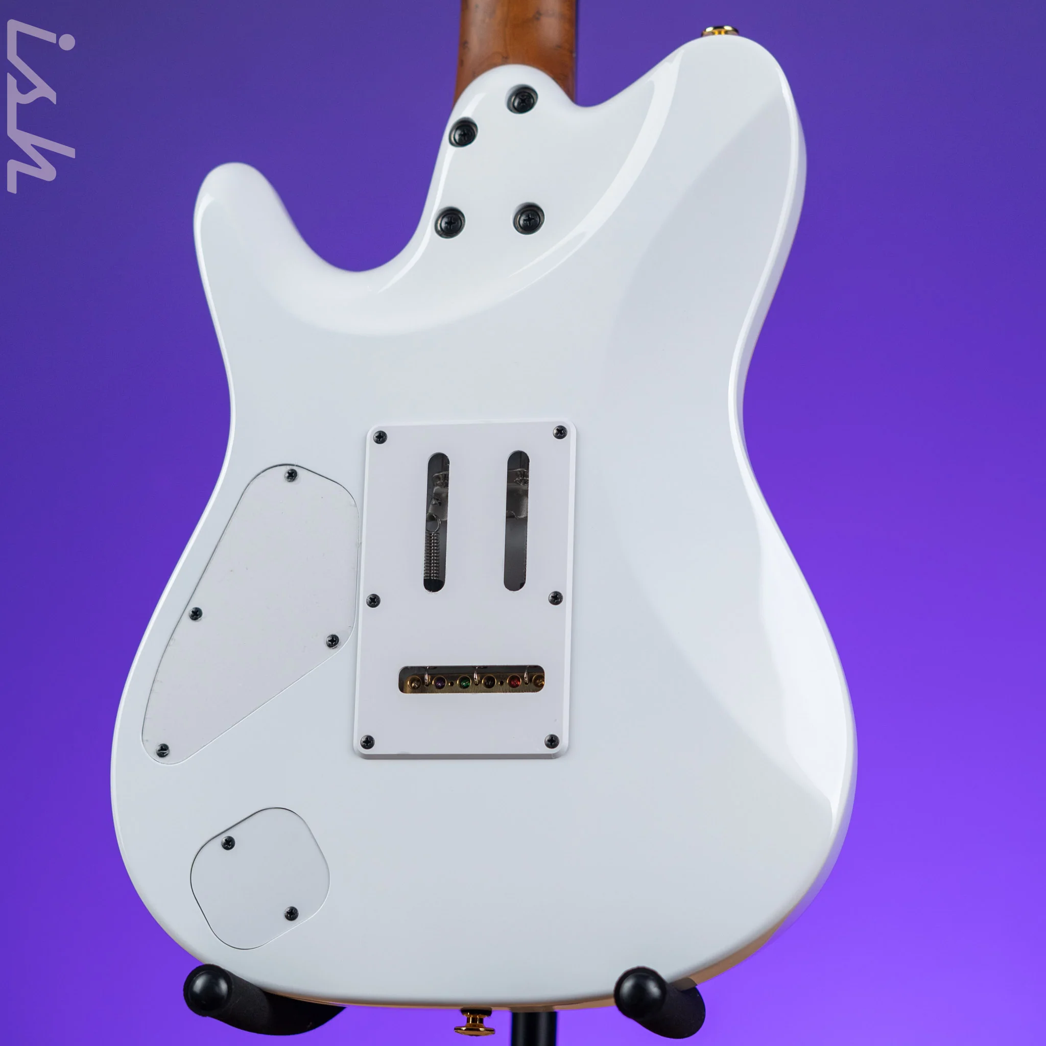 Ibanez LB1 Lari Basilio Signature Prestige Electric Guitar White - Image 7