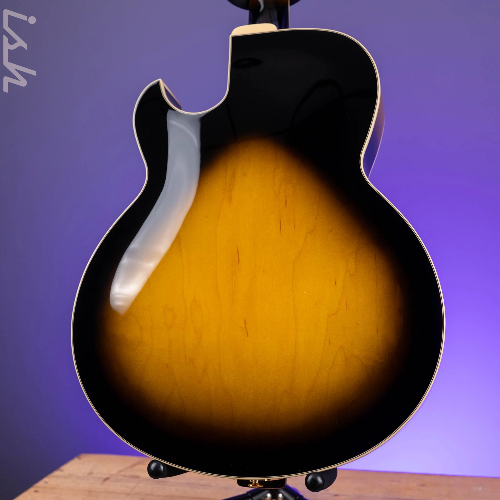Ibanez LGB300 Hollowbody George Benson Vintage Yellow Sunburst Demo - Image 6