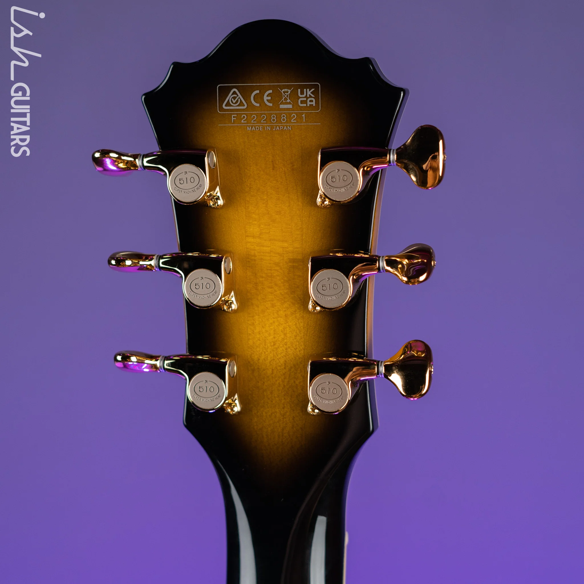 Ibanez LGB300 Hollowbody George Benson Vintage Yellow Sunburst - Image 10