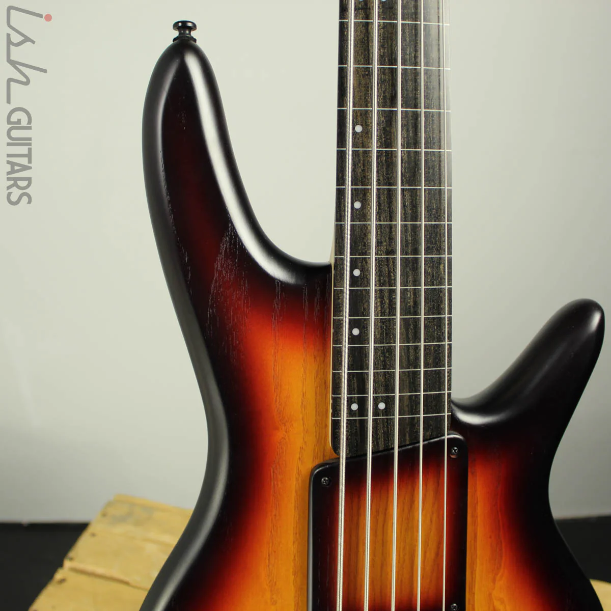 Ibanez Limited Edition Gary Willis GWB20TH 20th Anniversary 5 String Tequila Sunrise Flat - Image 4