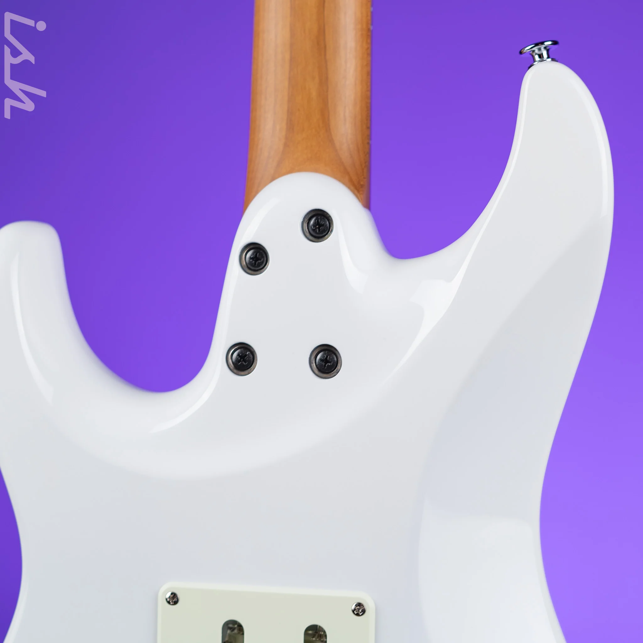 Ibanez LM1 Luca Mantovanelli Signature Prestige Electric Guitar Luna White Demo - Image 8