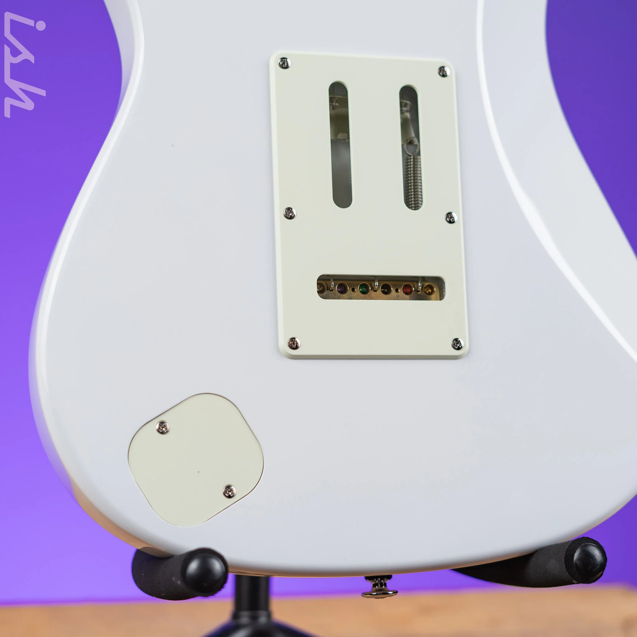 Ibanez LM1 Luca Mantovanelli Signature Prestige Electric Guitar Luna White Demo - Image 9