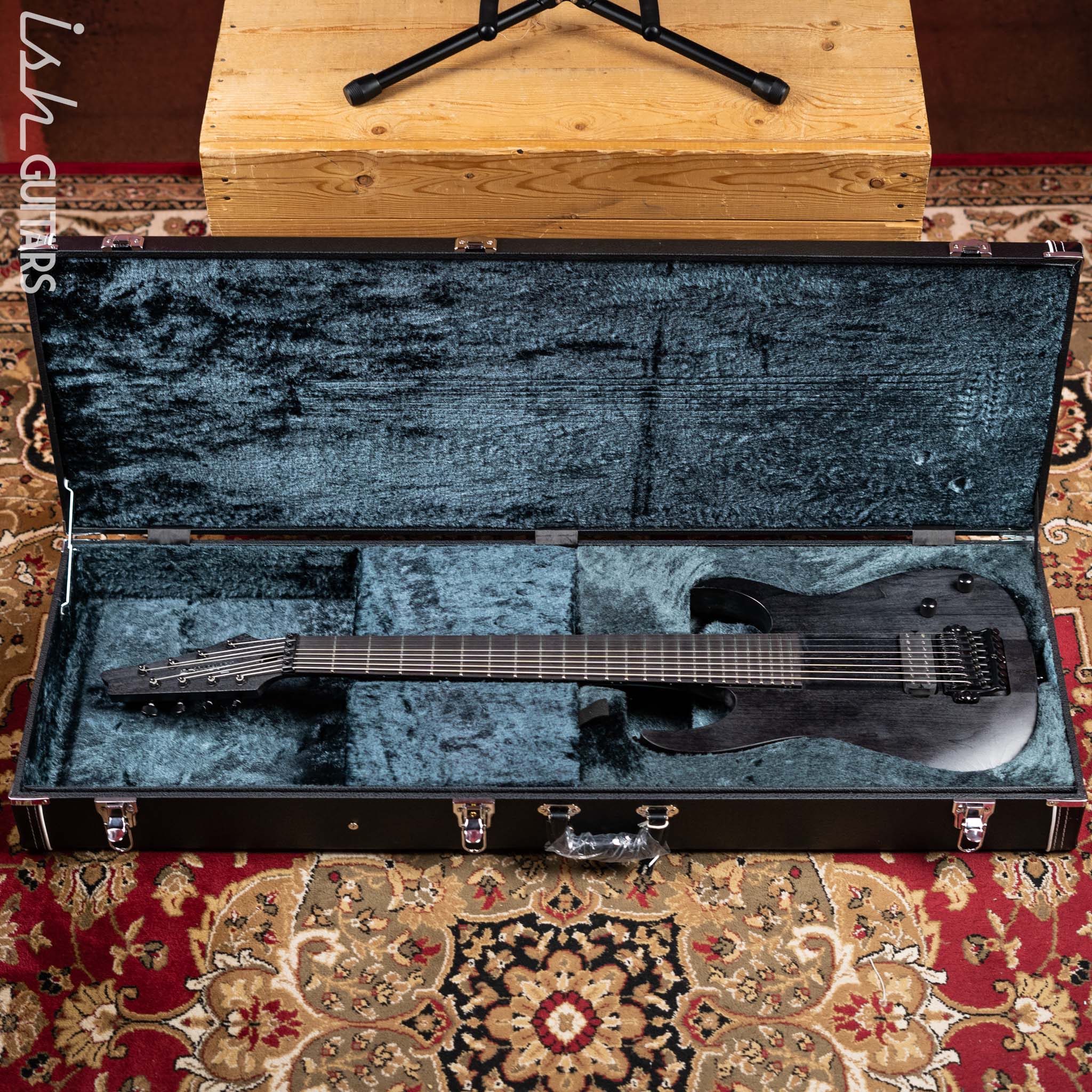 Ibanez Mårten Hagström Signature M8M 8-String Electric Guitar - Weathered Black - Image 11