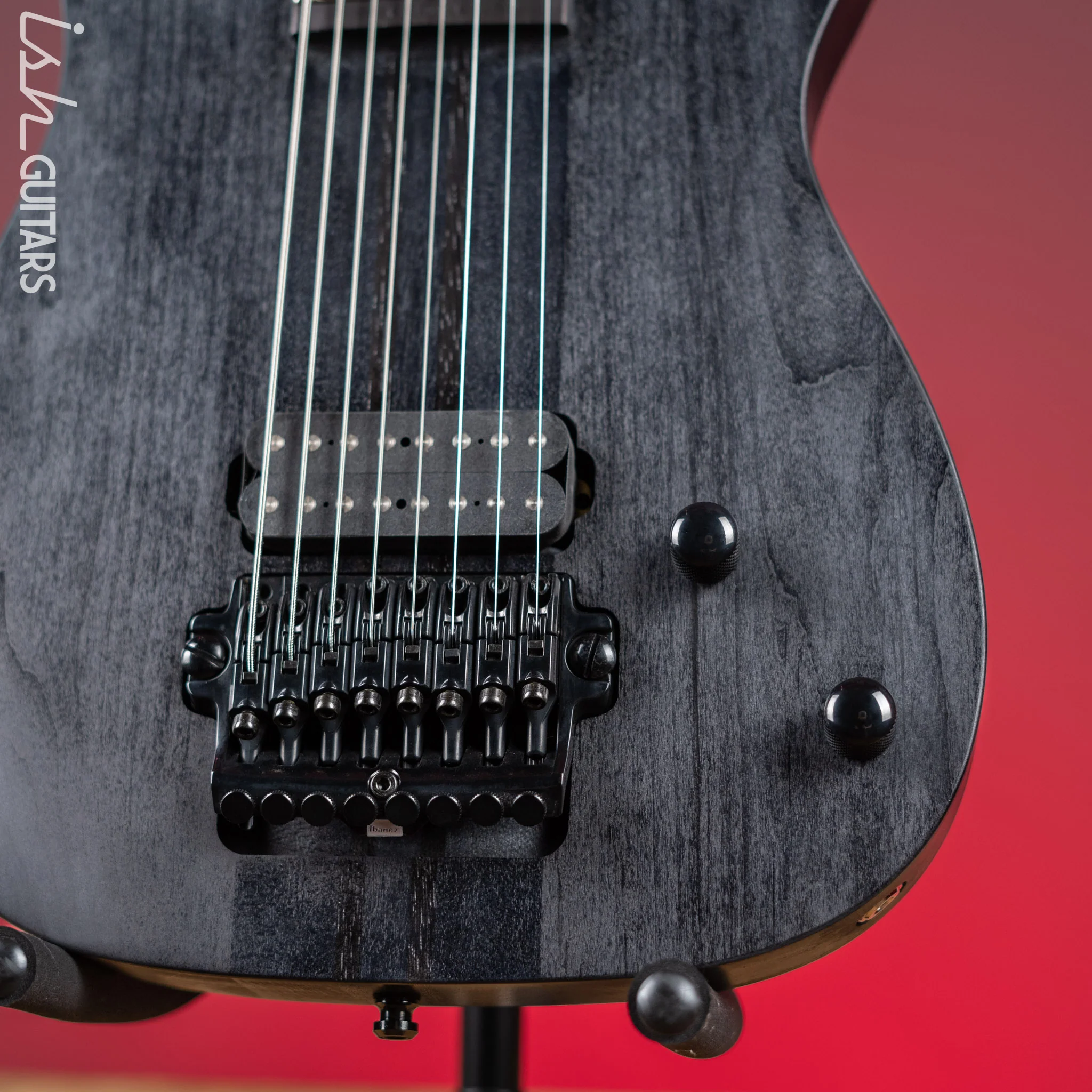 Ibanez Mårten Hagström Signature M8M 8-String Electric Guitar - Weathered Black - Image 4