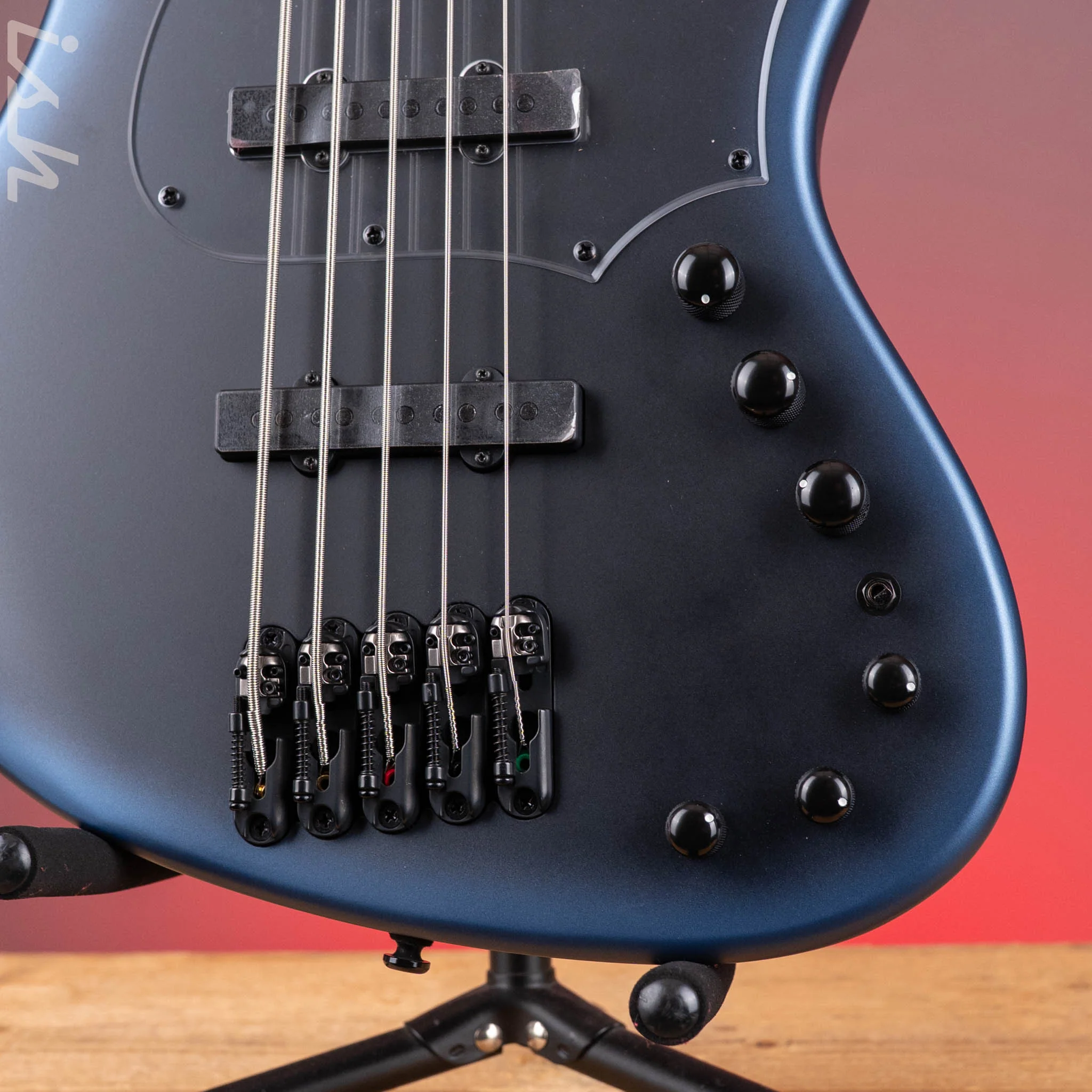 Ibanez MDM1005 5-String Bass Midnight Arctic Ocean Matte Demo - Image 5