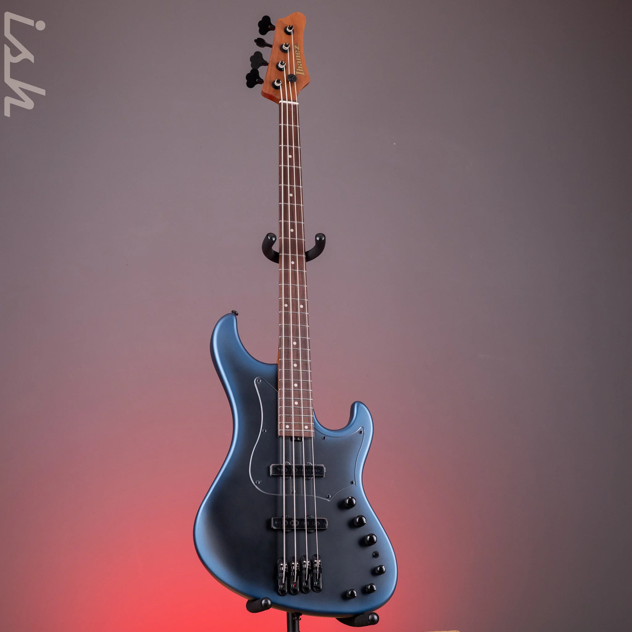 Ibanez Mode MDM1000 4-String Bass Midnight Arctic Ocean Matte - Image 2