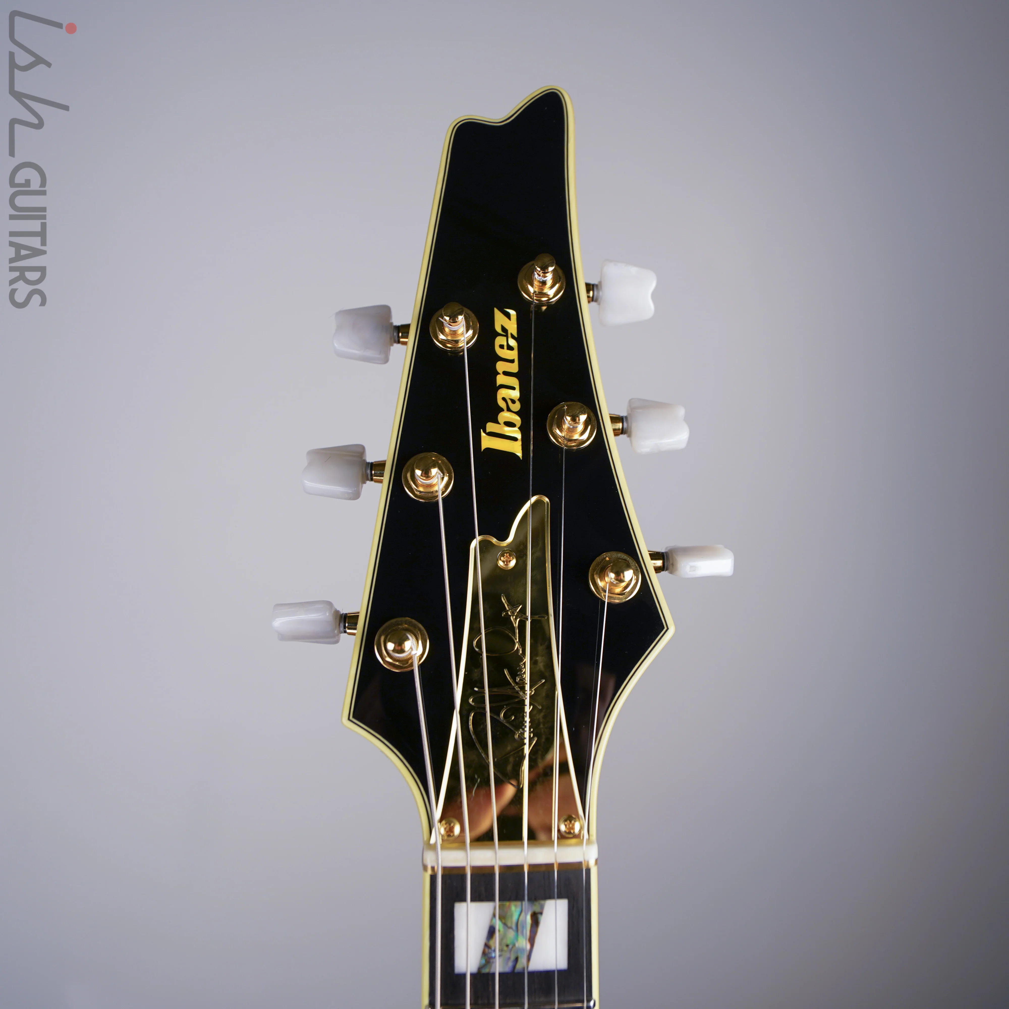 Ibanez Paul Stanley Signature PS4CM Gold Cracked Mirror Guitar Signed and Limited - Image 6
