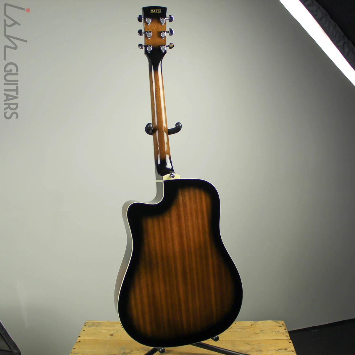 Ibanez PF28ECE Performance Dreadnought Cutaway Acoustic-Electric Guitar - Image 7