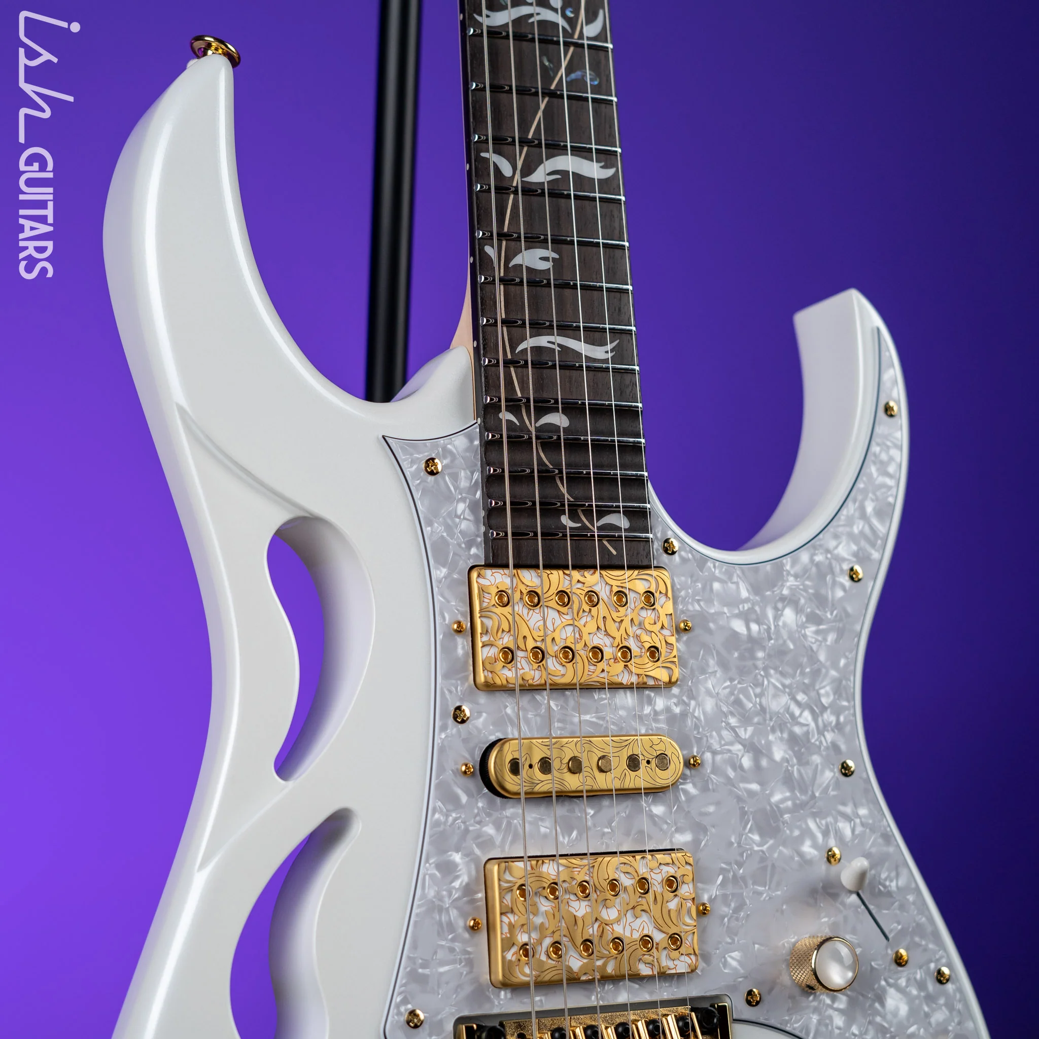Ibanez PIA 3761 Steve Vai Signature Stallion White - Image 3