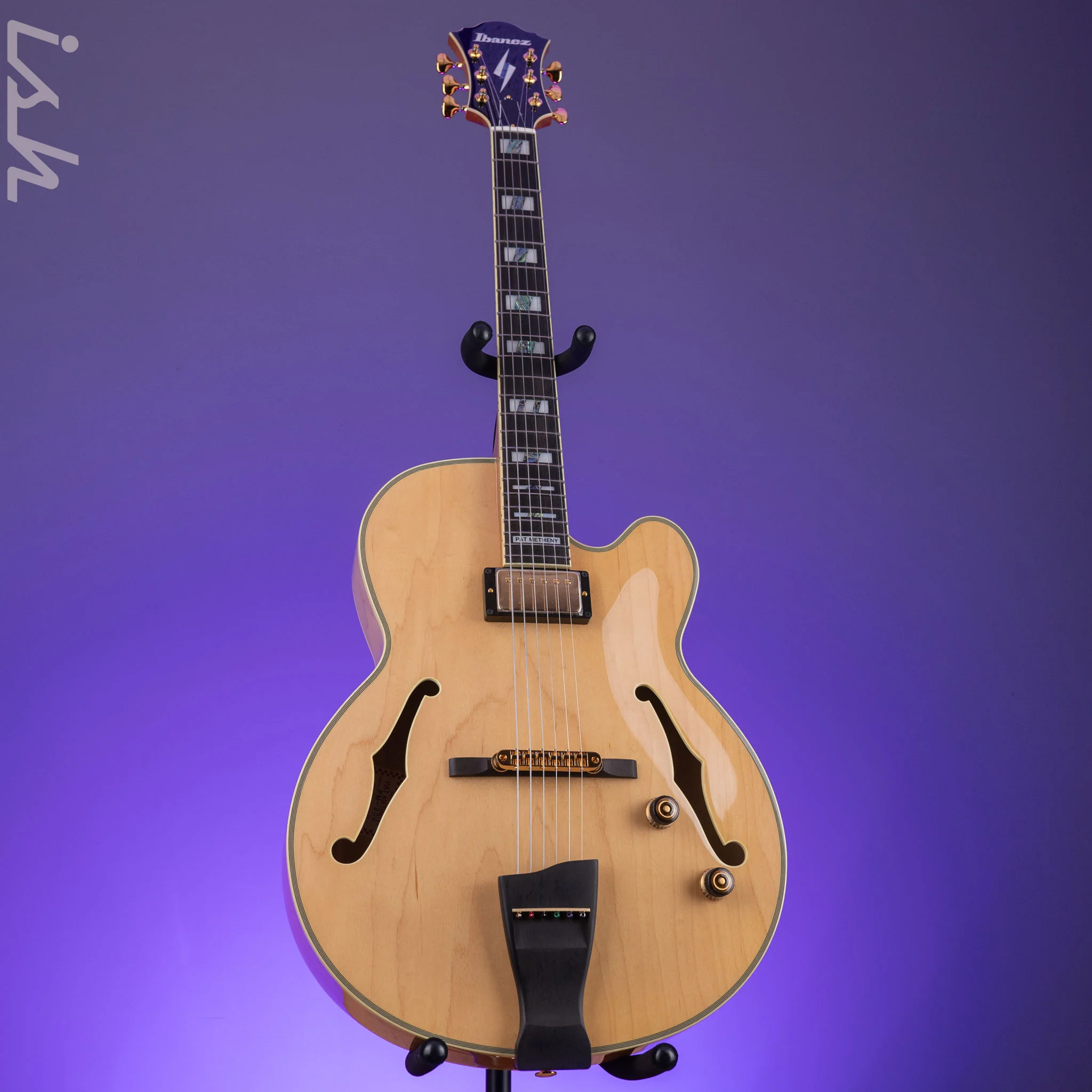 Ibanez PM200 Pat Metheny Signature Hollowbody Natural - Image 2