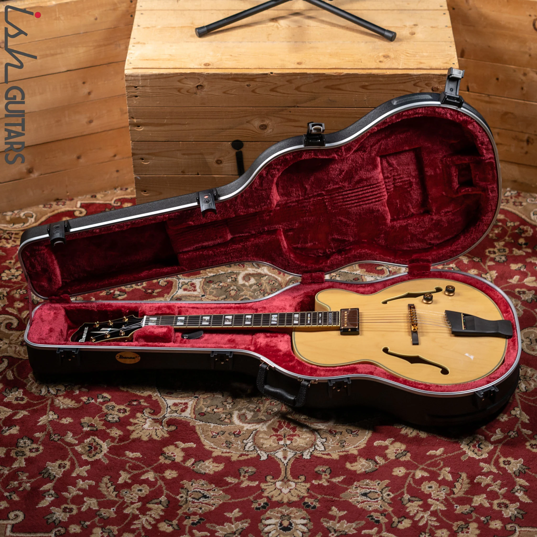 Ibanez PM200 Pat Metheny Signature Hollowbody Natural - Image 12