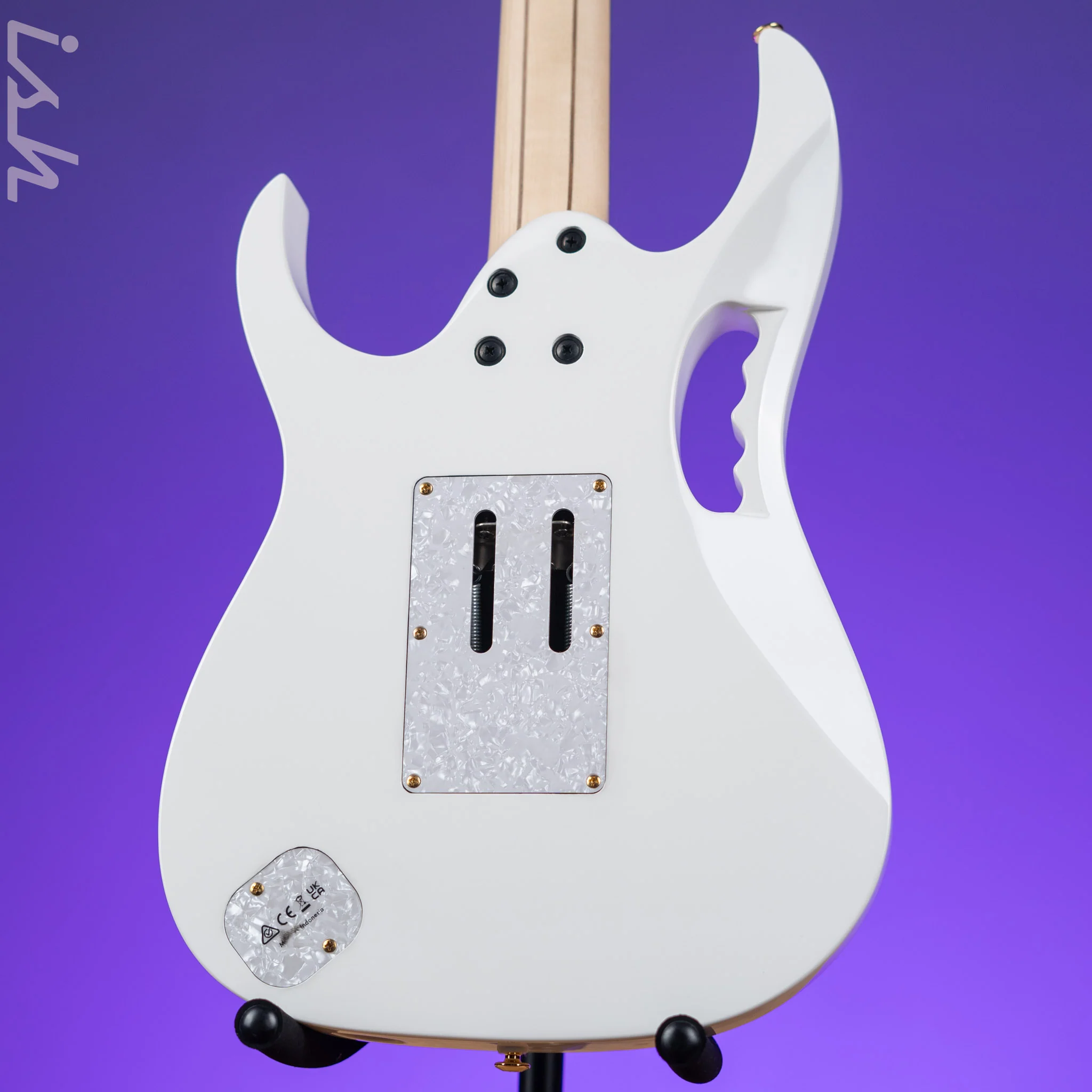 Ibanez Premium JEM7VP Steve Vai Signature Electric Guitar White - Image 7