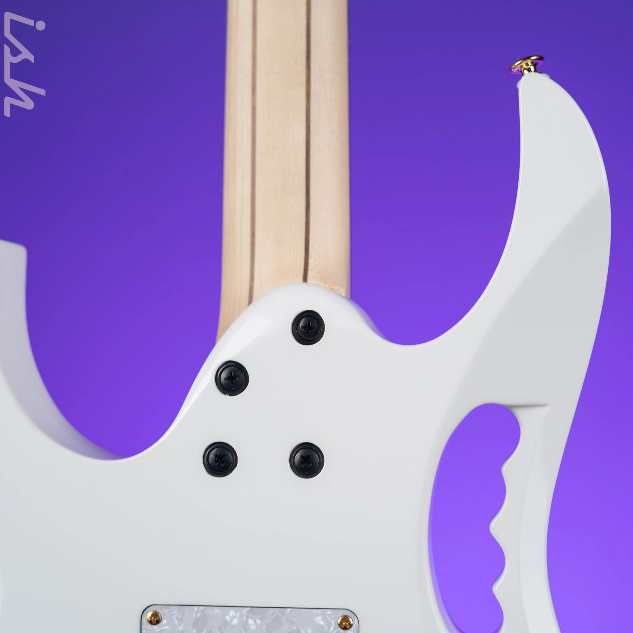 Ibanez Premium JEM7VP Steve Vai Signature Electric Guitar White - Image 8