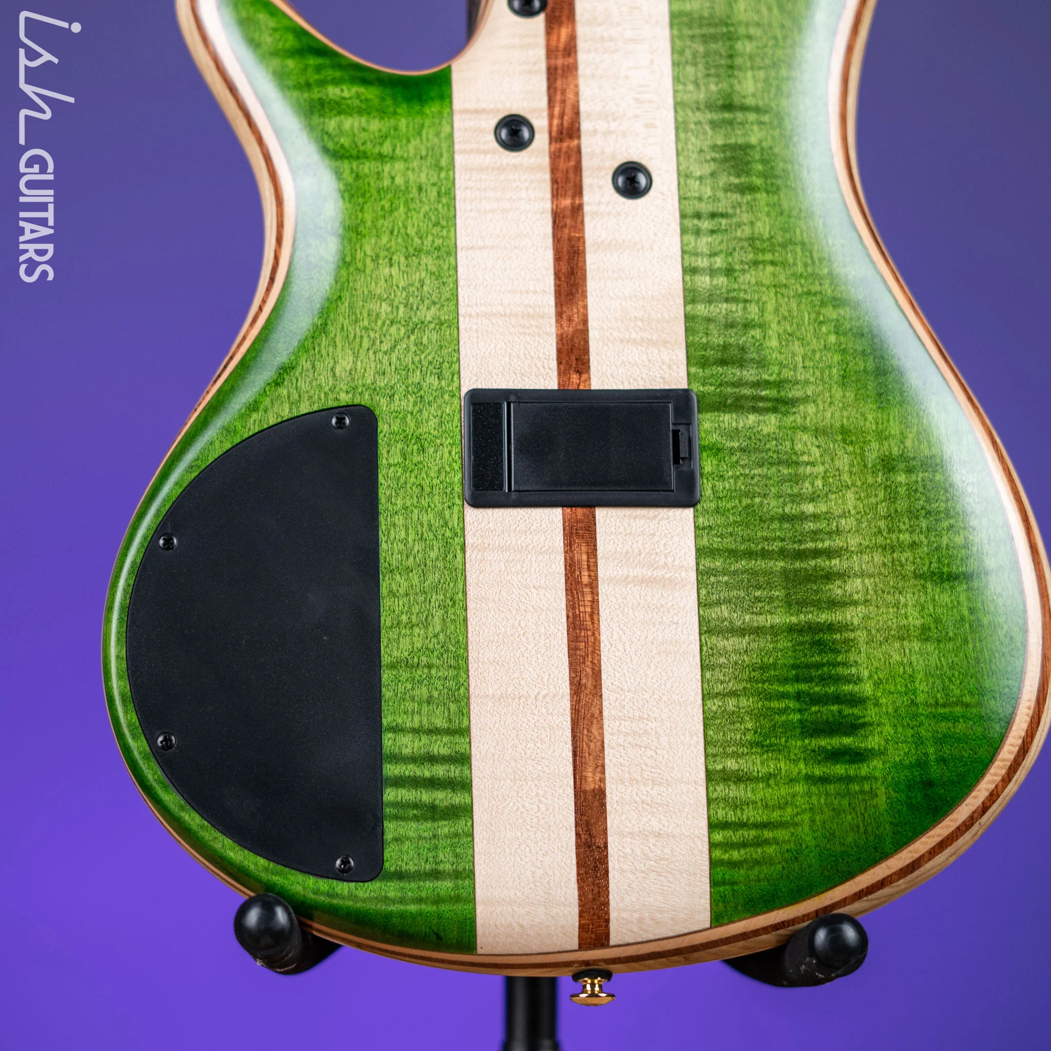 Ibanez Premium SR5FMDX 5-String Bass Emerald Green Low Gloss - Image 10