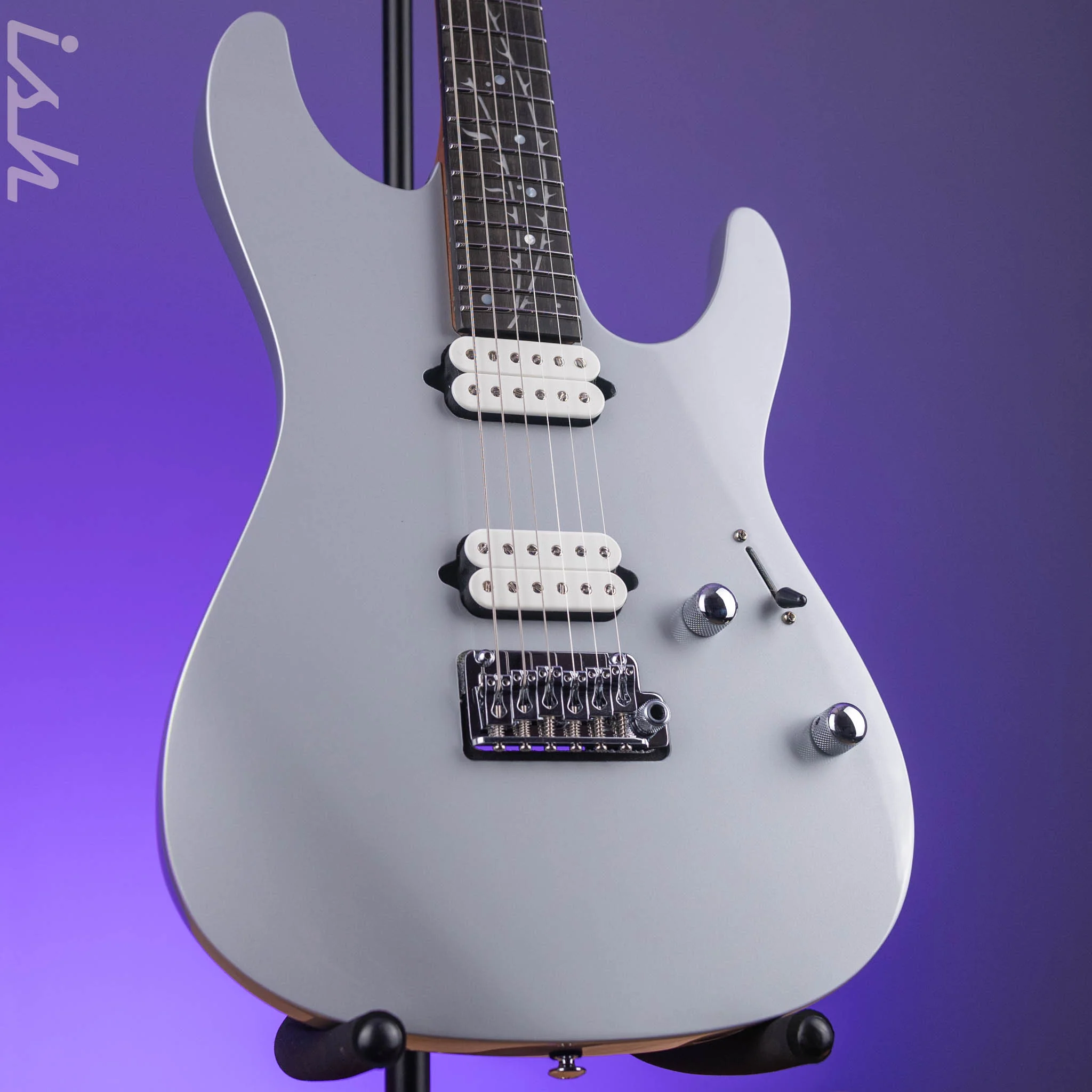 Ibanez Premium TOD10 Tim Henson Signature Electric Guitar Classic Silver Demo