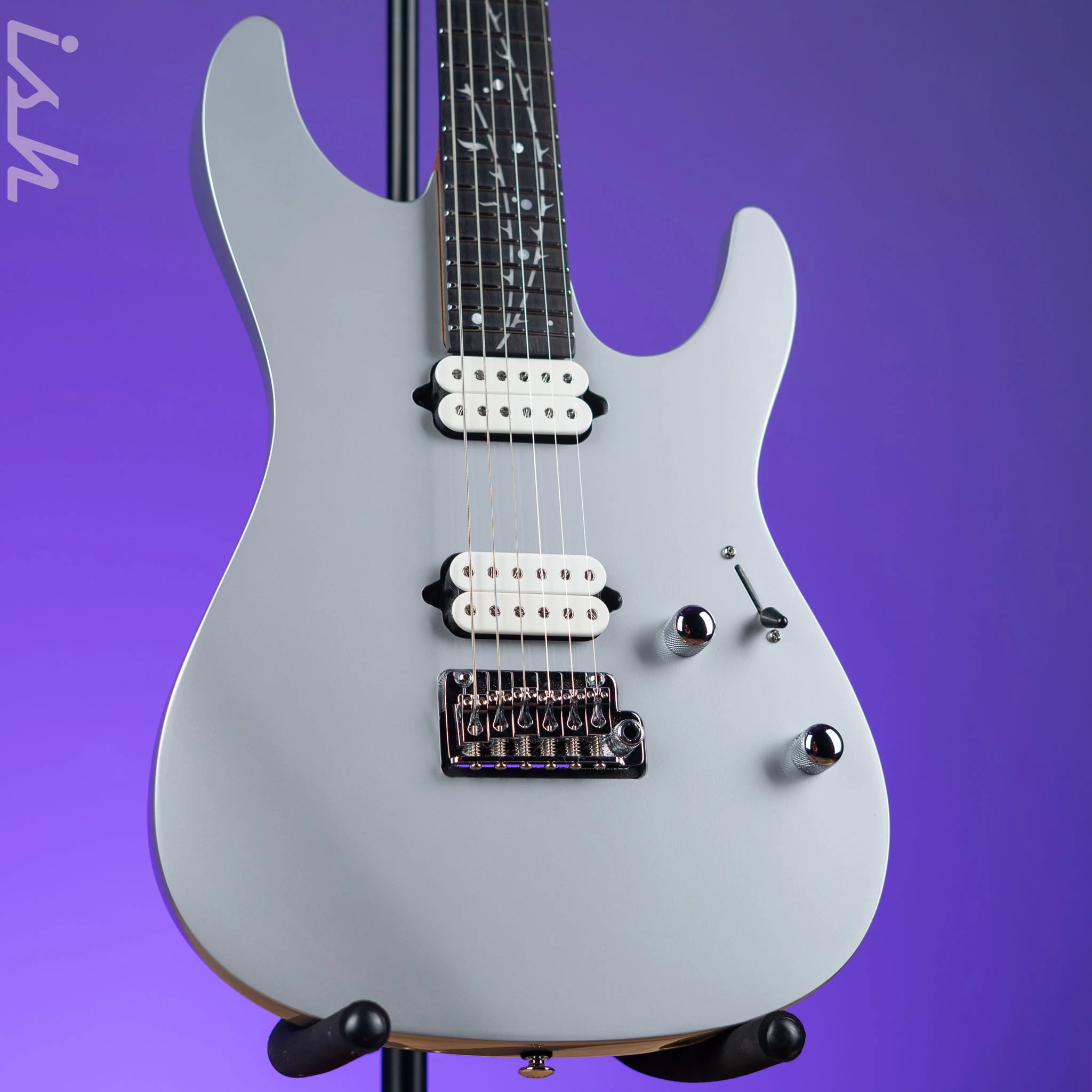 Ibanez Premium TOD10 Tim Henson Signature Electric Guitar Classic Silver Demo