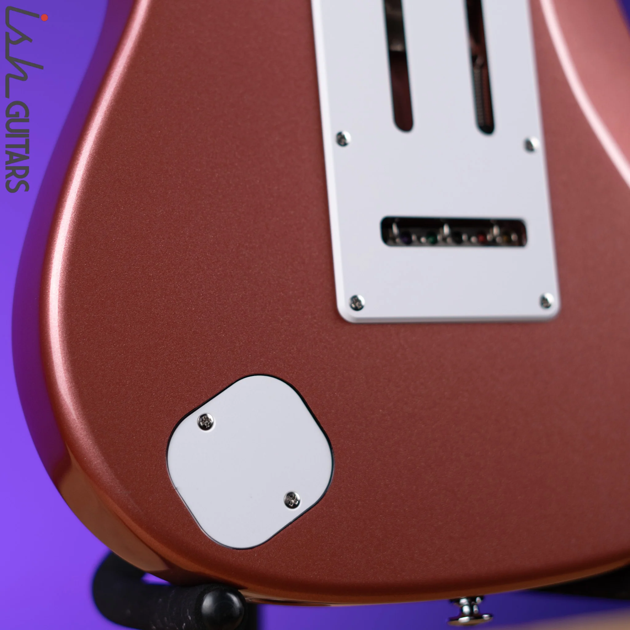 Ibanez Prestige AZ2204 Electric Guitar Hazy Rose Metallic - Image 9