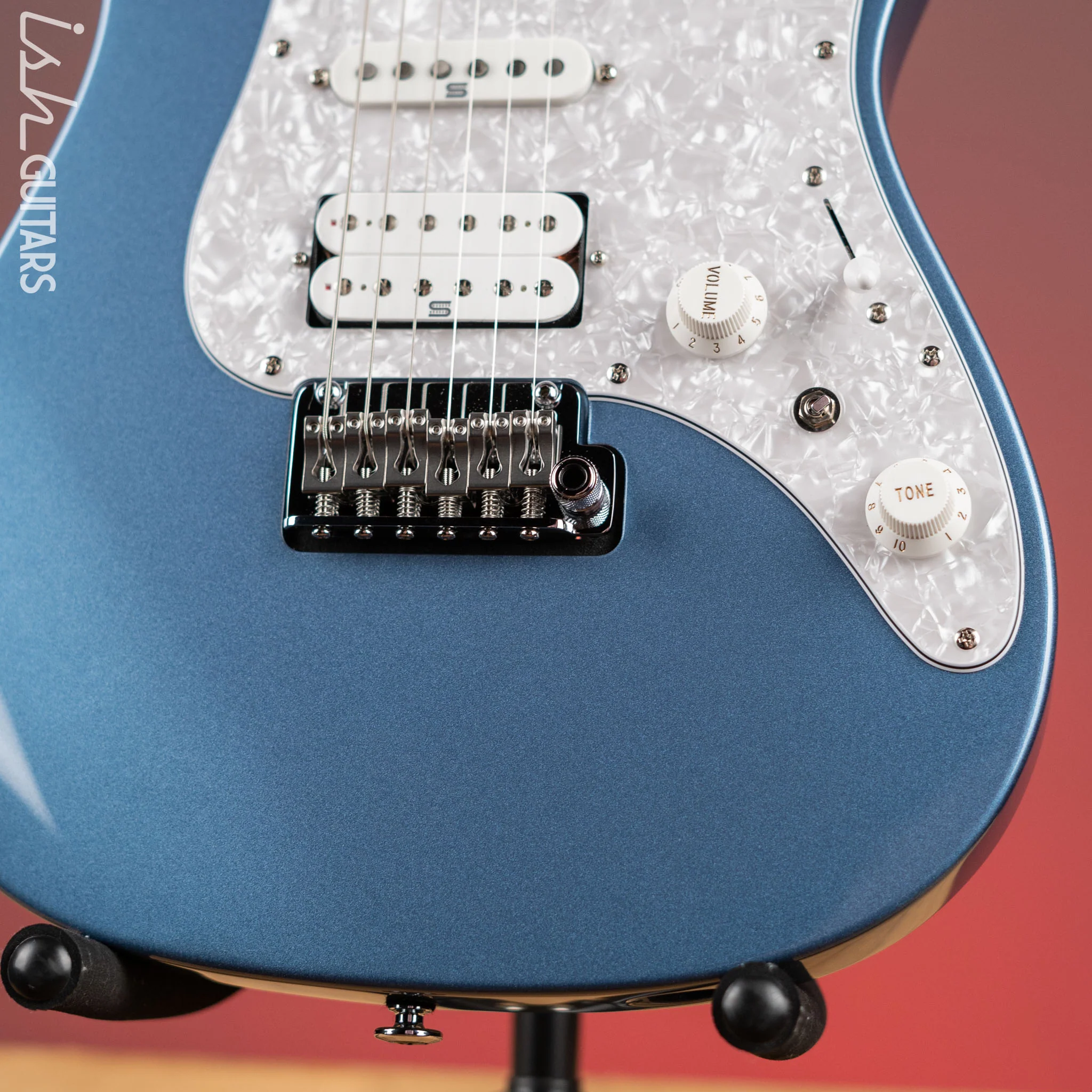 Ibanez Prestige AZ2204 Electric Guitar Ice Blue Metallic - Image 4