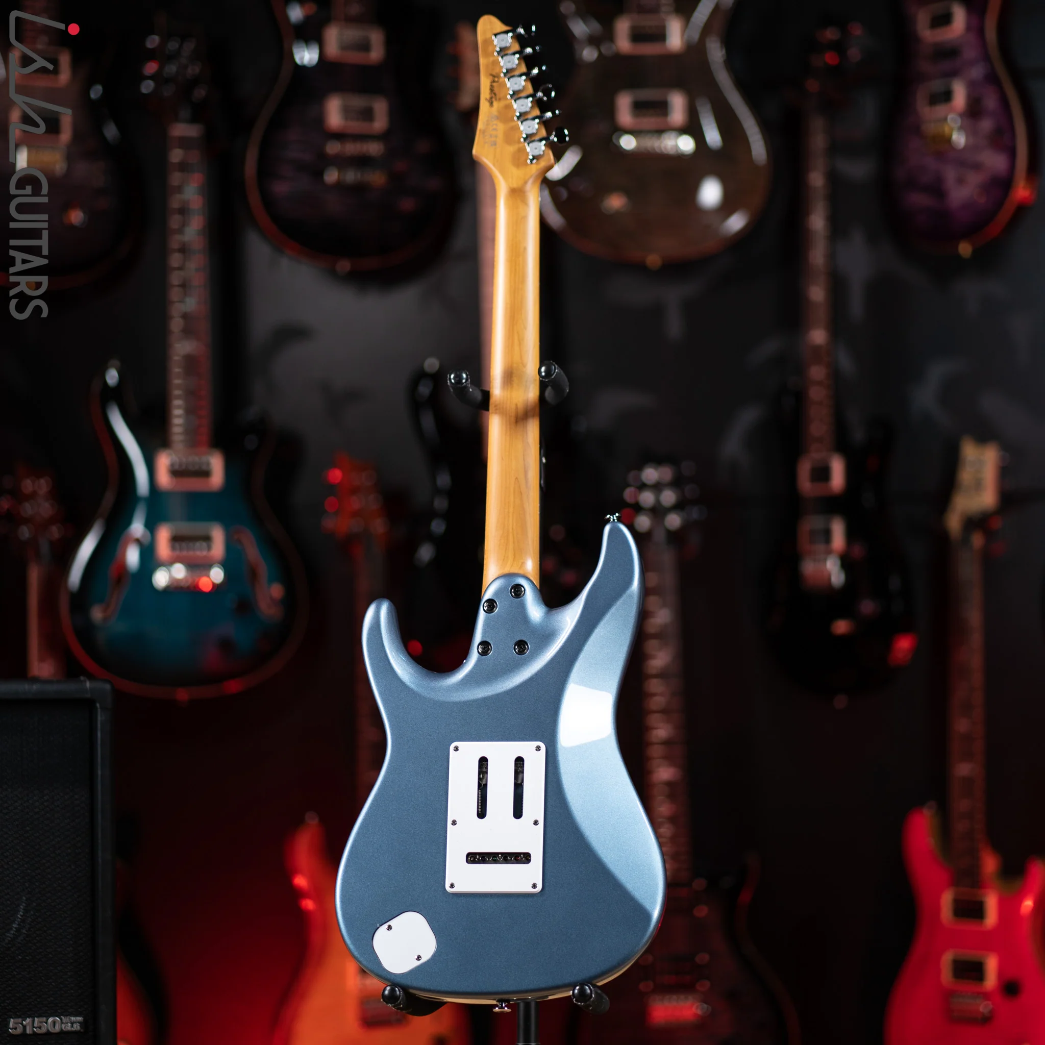 Ibanez Prestige AZ2204 Electric Guitar Ice Blue Metallic - Image 7