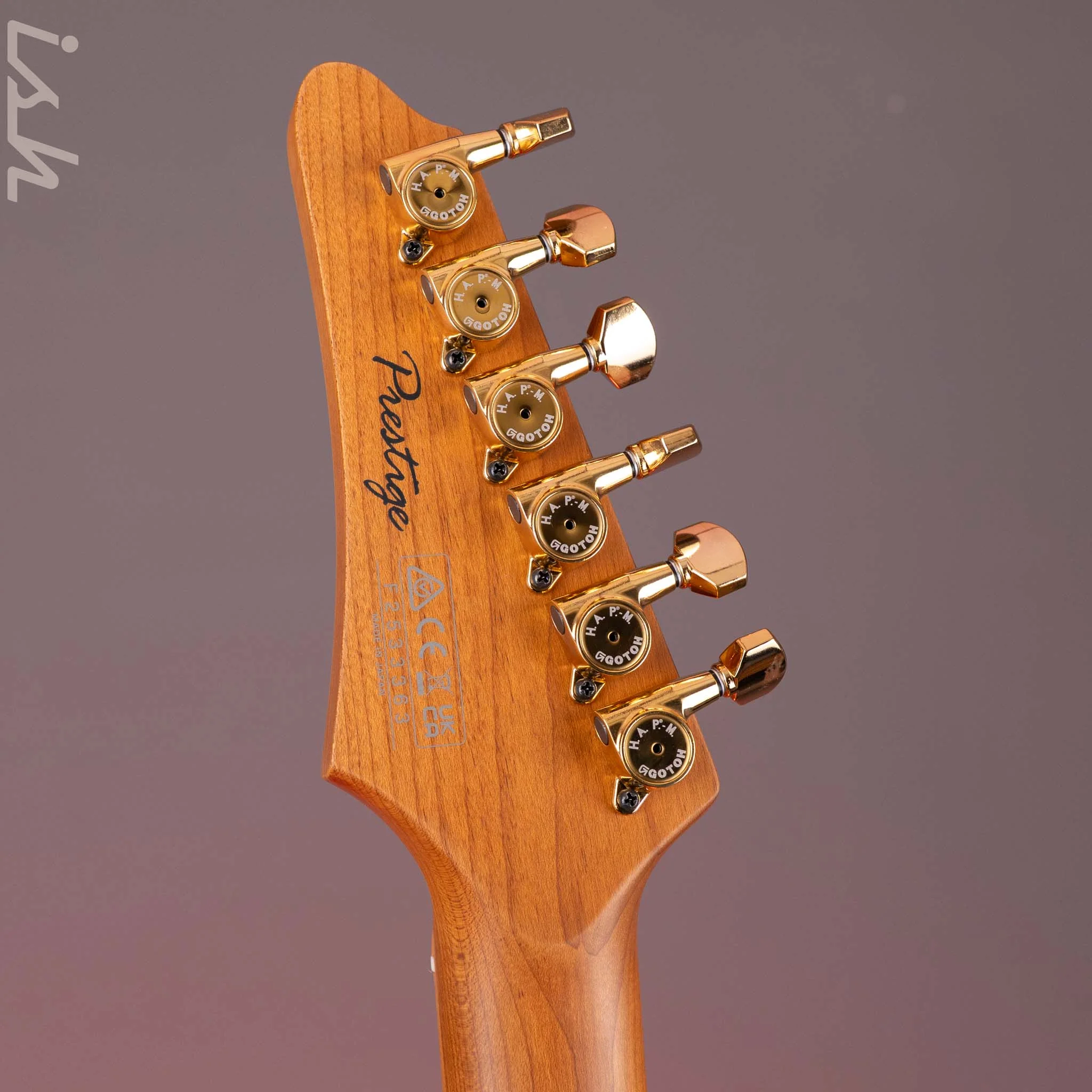 Ibanez Prestige AZ2204AG Transparent Gray Burst Electric Guitar - Image 12