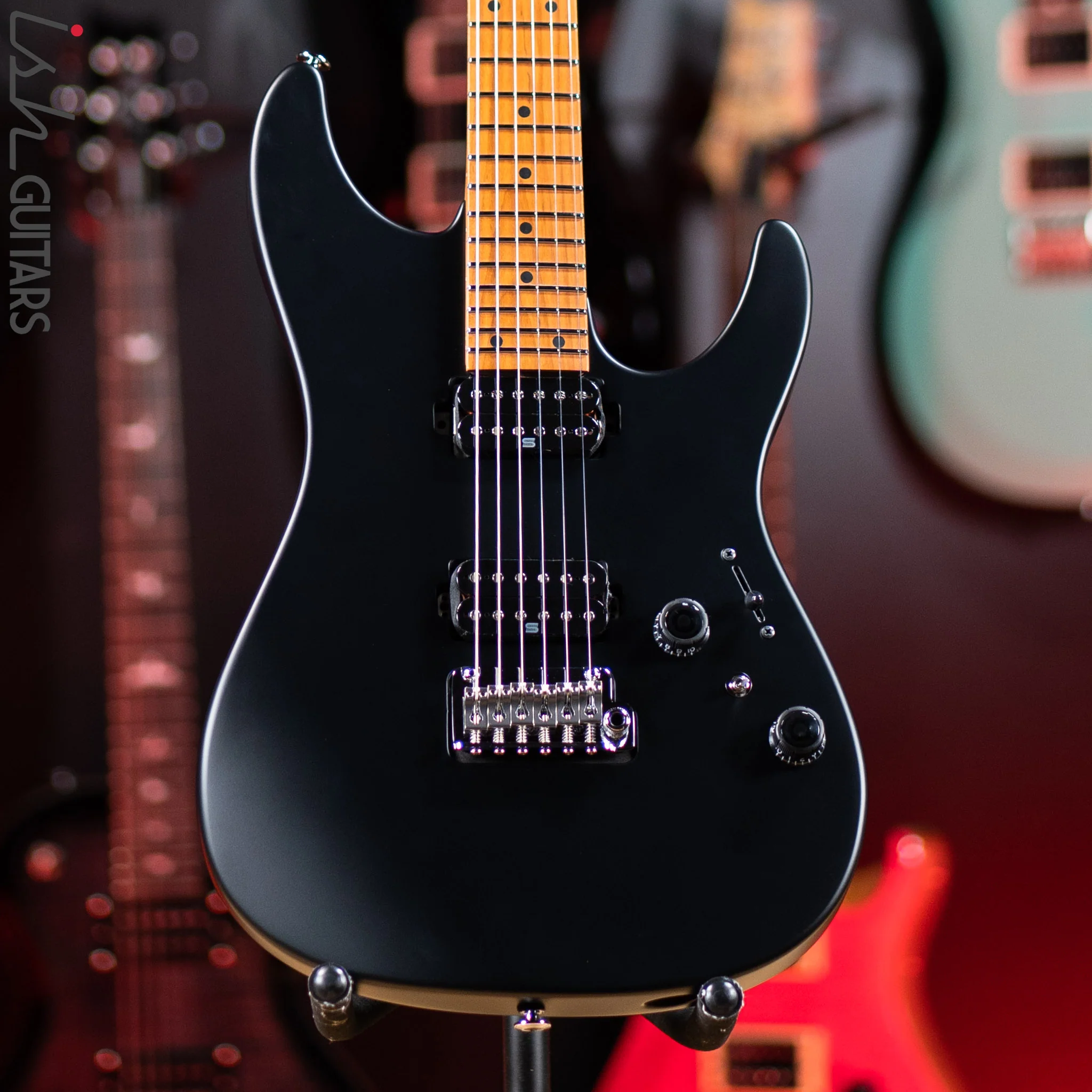 Ibanez Prestige AZ2402 Electric Guitar Flat Black - Image 3