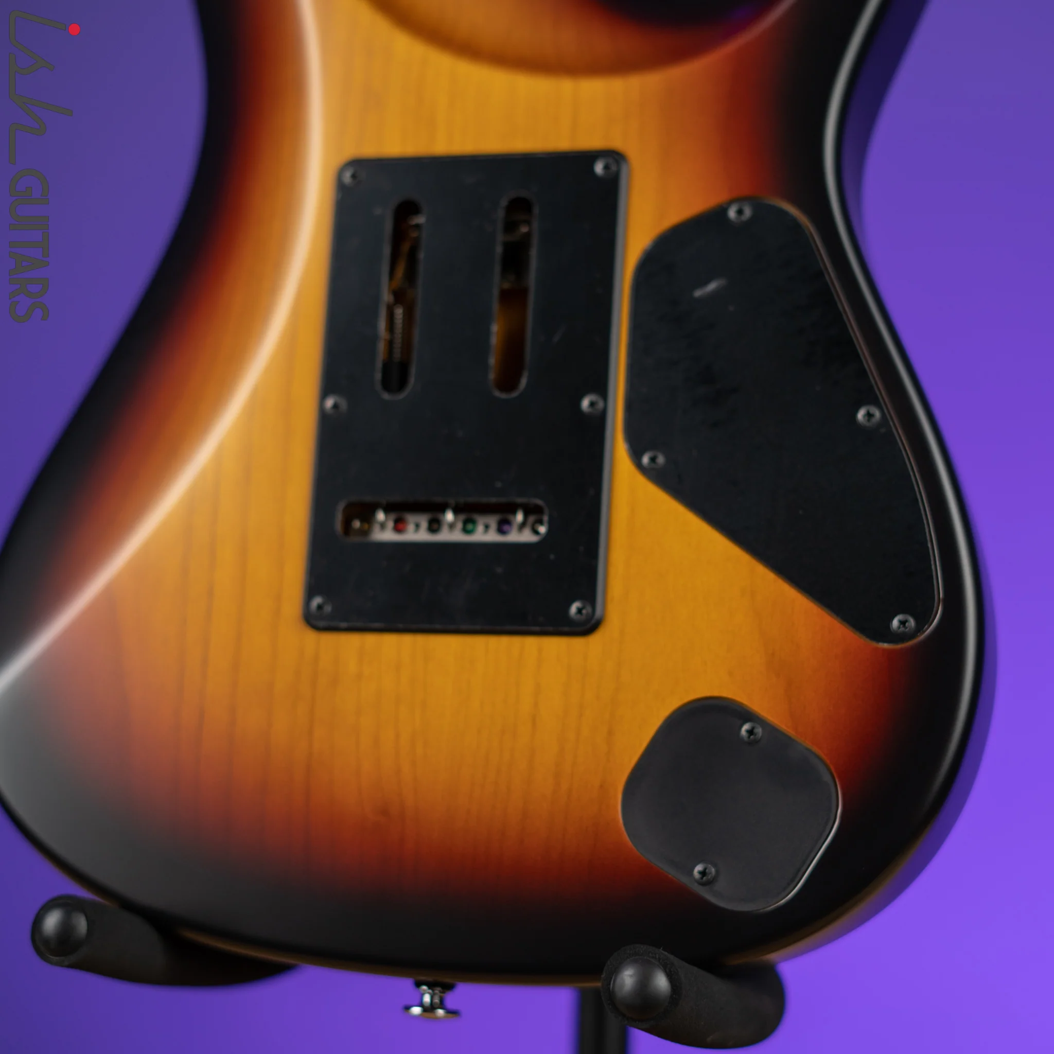 Ibanez Prestige AZ2402L Left Handed Electric Guitar Tri Fade Burst Flat - Image 10