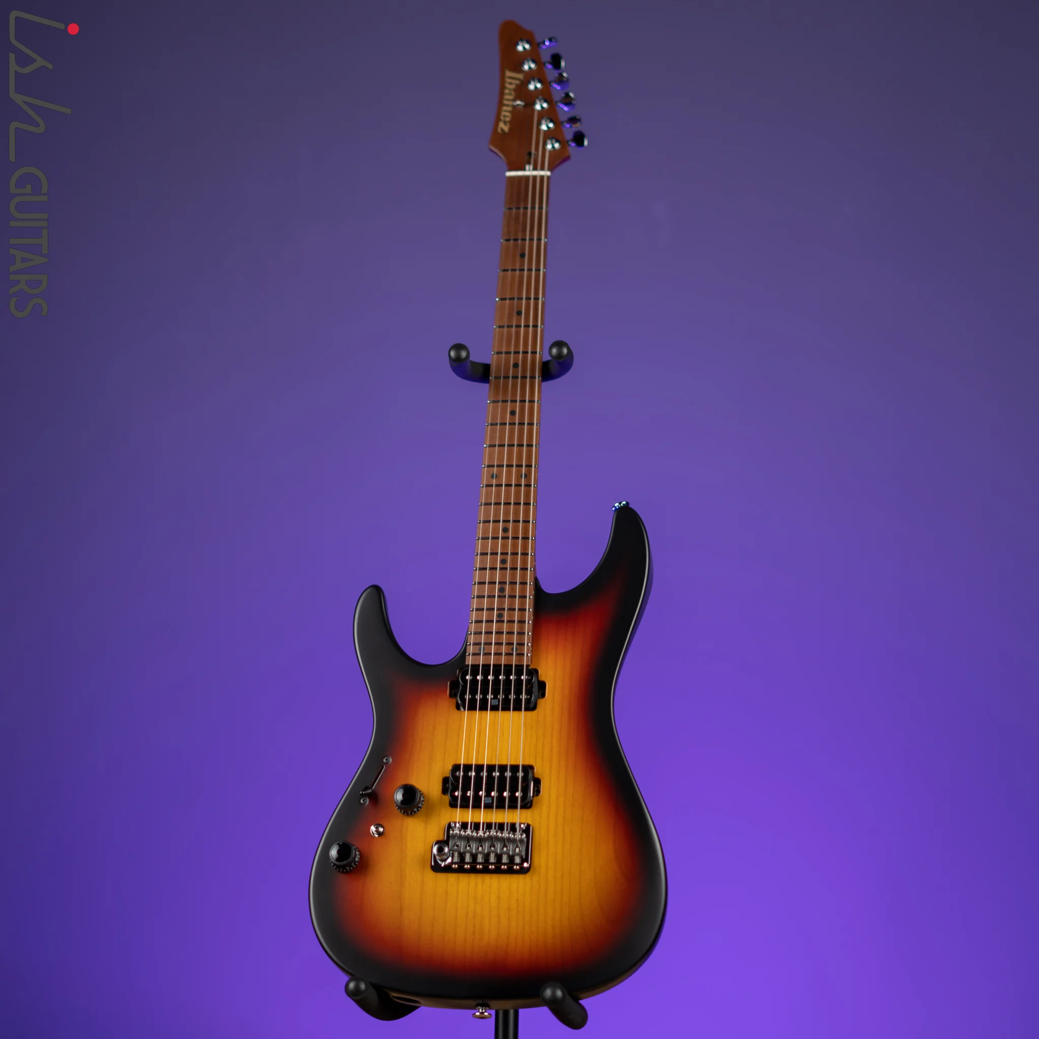 Ibanez Prestige AZ2402L Left Handed Electric Guitar Tri Fade Burst Flat - Image 2