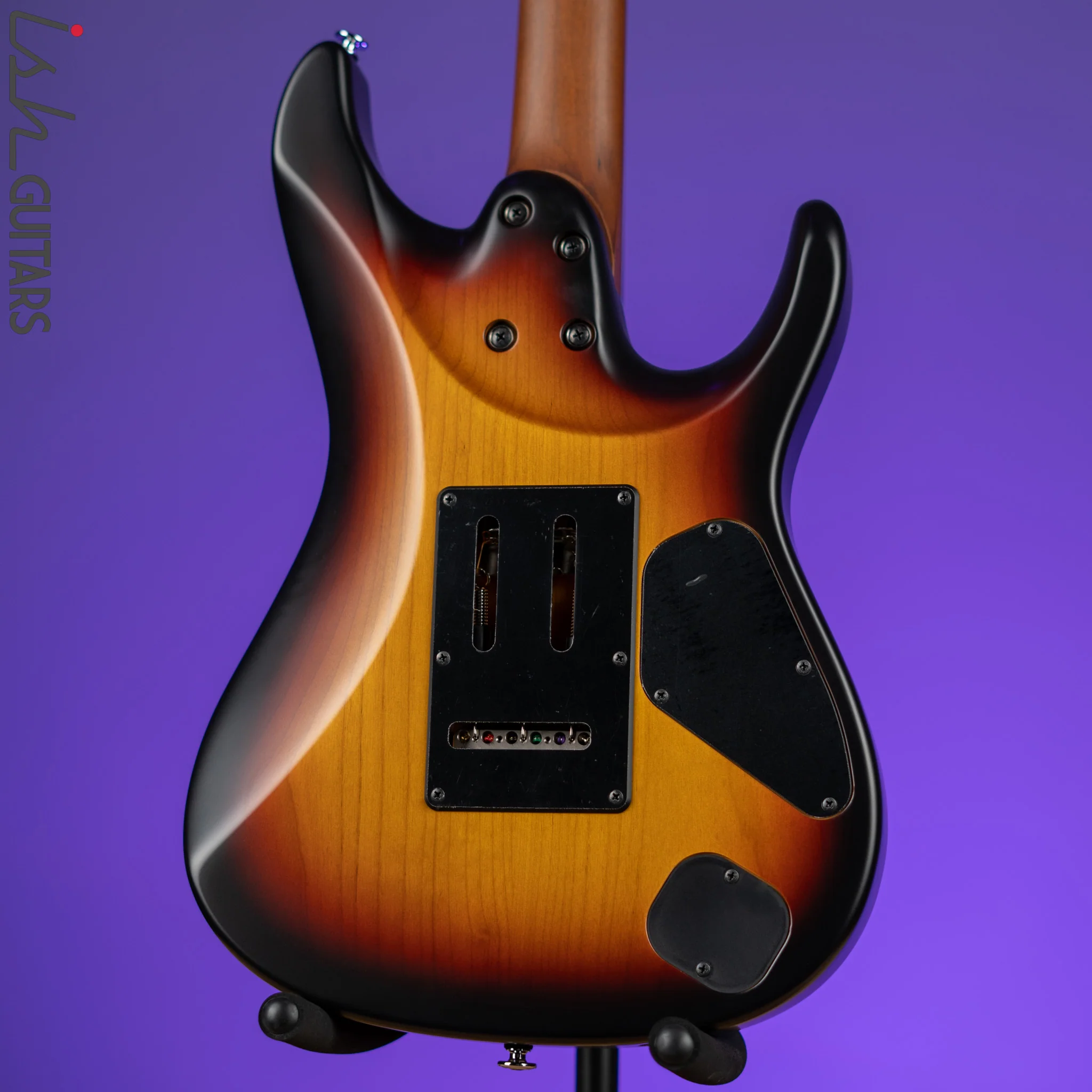 Ibanez Prestige AZ2402L Left Handed Electric Guitar Tri Fade Burst Flat - Image 8