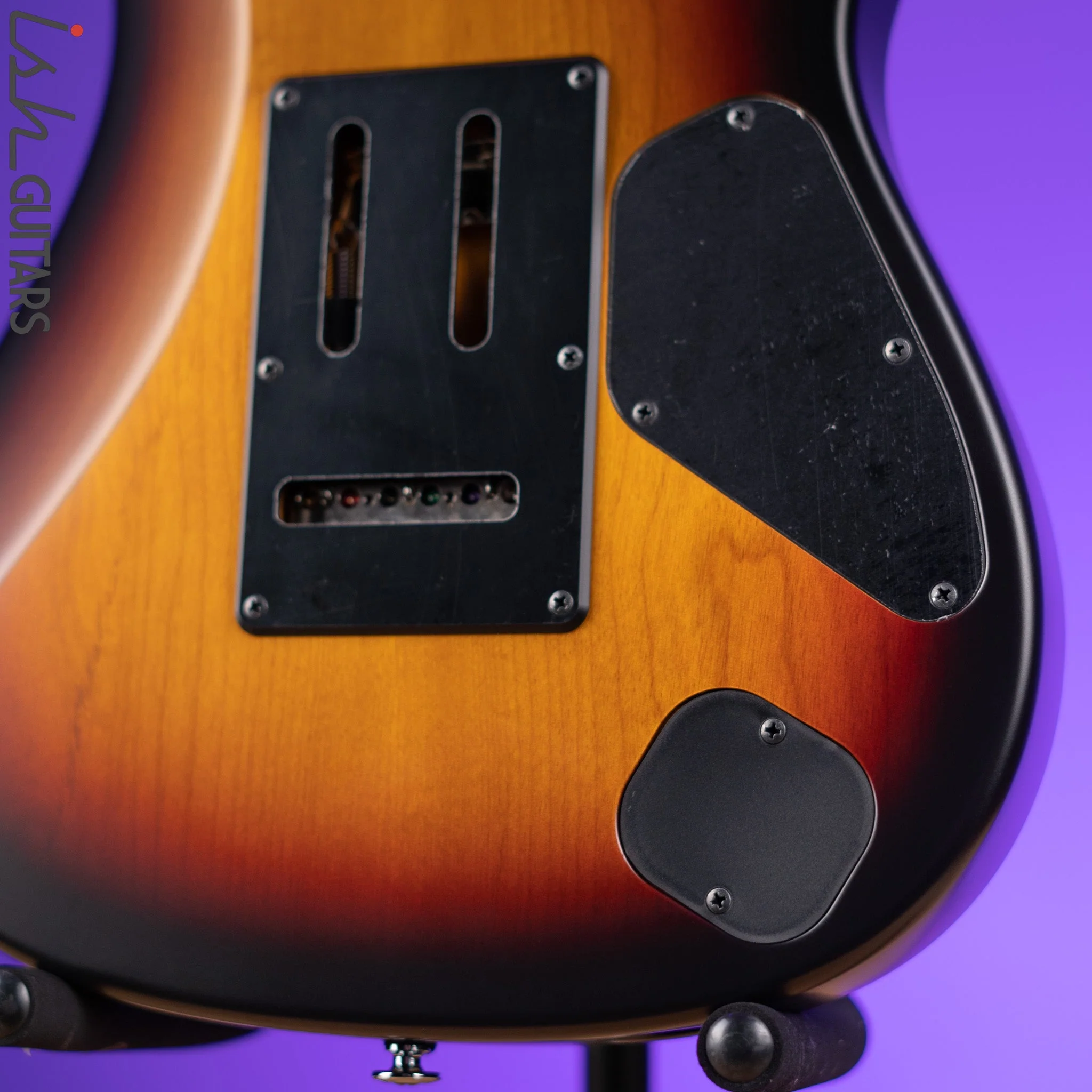 Ibanez Prestige AZ2402L Left Handed Electric Guitar Tri Fade Burst Flat - Image 10