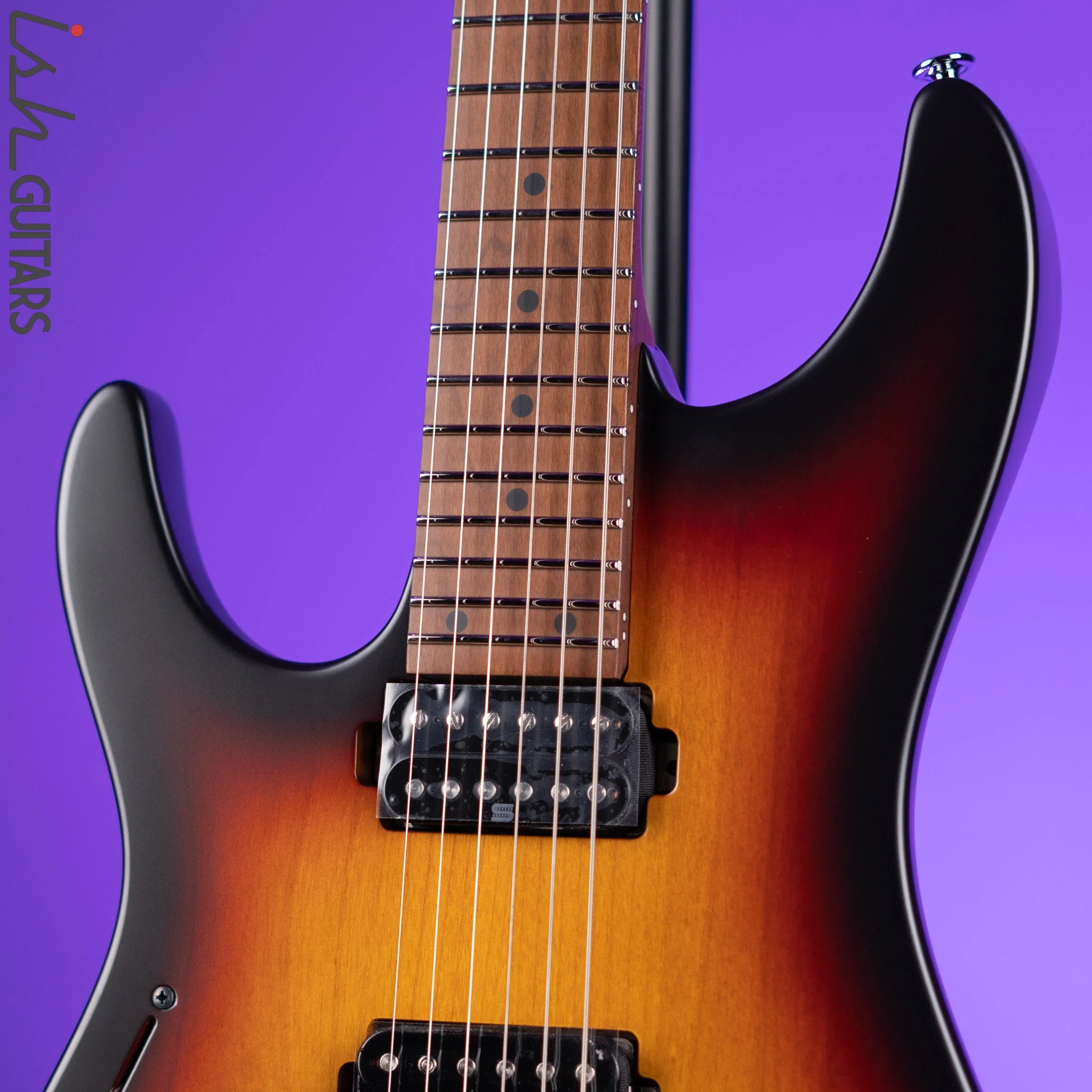 Ibanez Prestige AZ2402L Left Handed Electric Guitar Tri Fade Burst Flat - Image 3