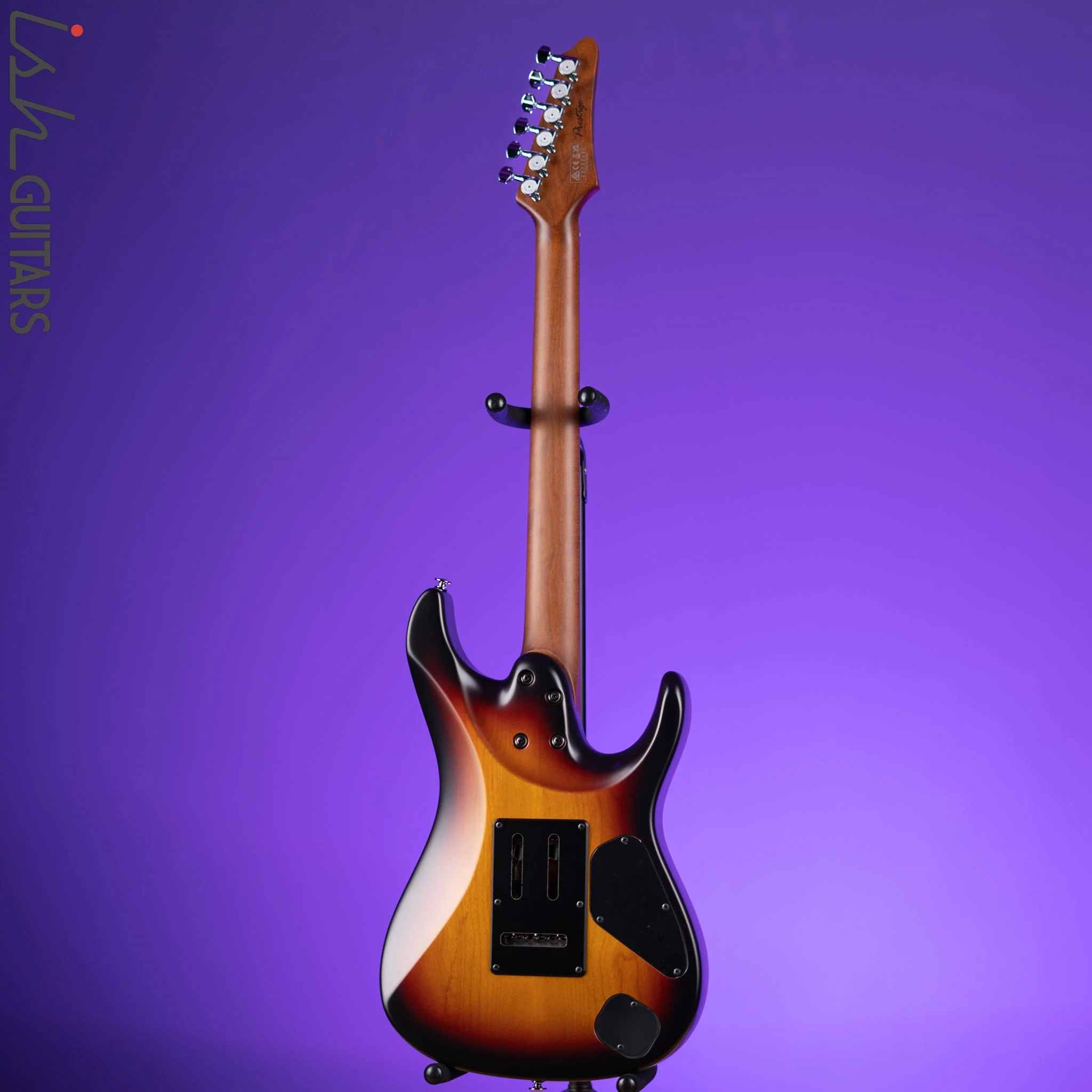 Ibanez Prestige AZ2402L Left Handed Electric Guitar Tri Fade Burst Flat - Image 7