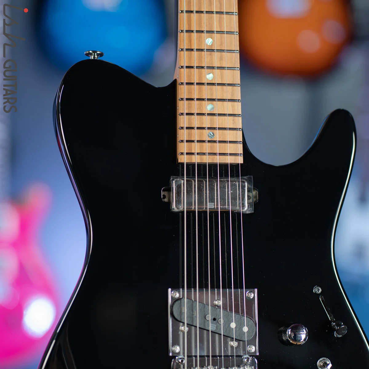 Ibanez Prestige AZS2200 Black Electric Guitar Demo - Image 3