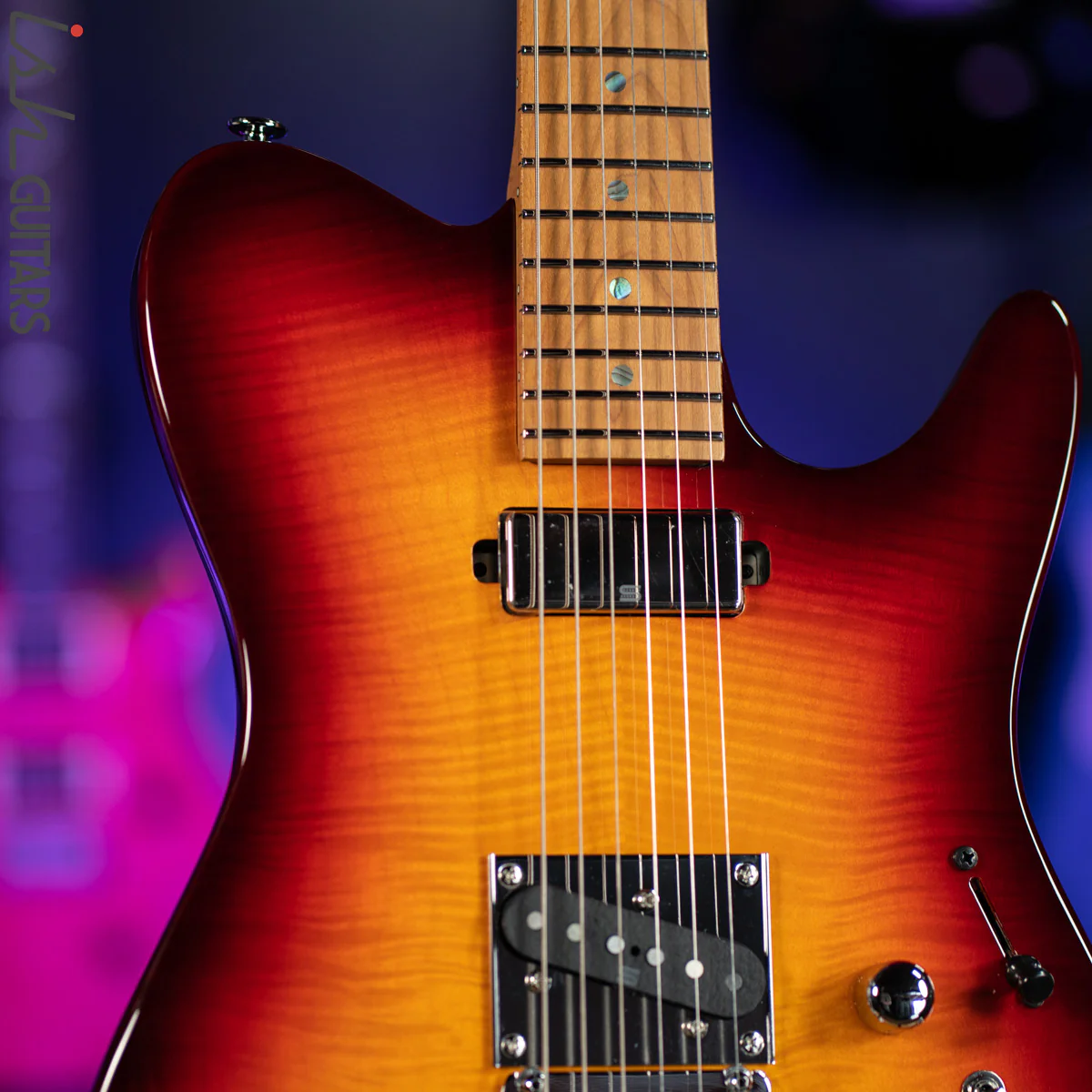 Ibanez Prestige AZS2200F Electric Guitar Sunset Burst - Image 3
