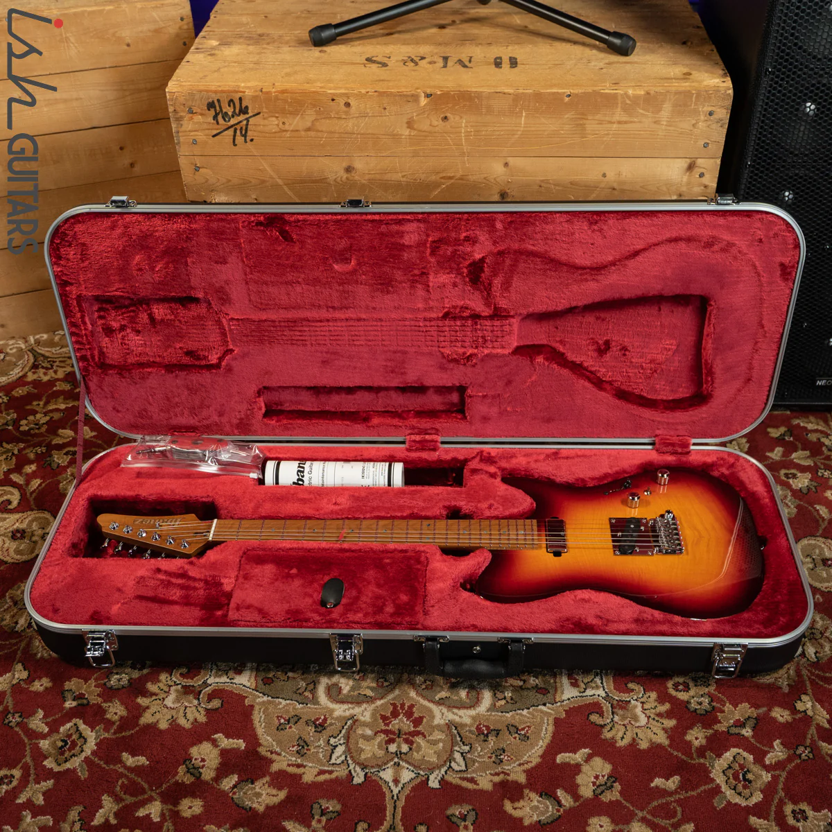 Ibanez Prestige AZS2200F Electric Guitar Sunset Burst Demo - Image 13