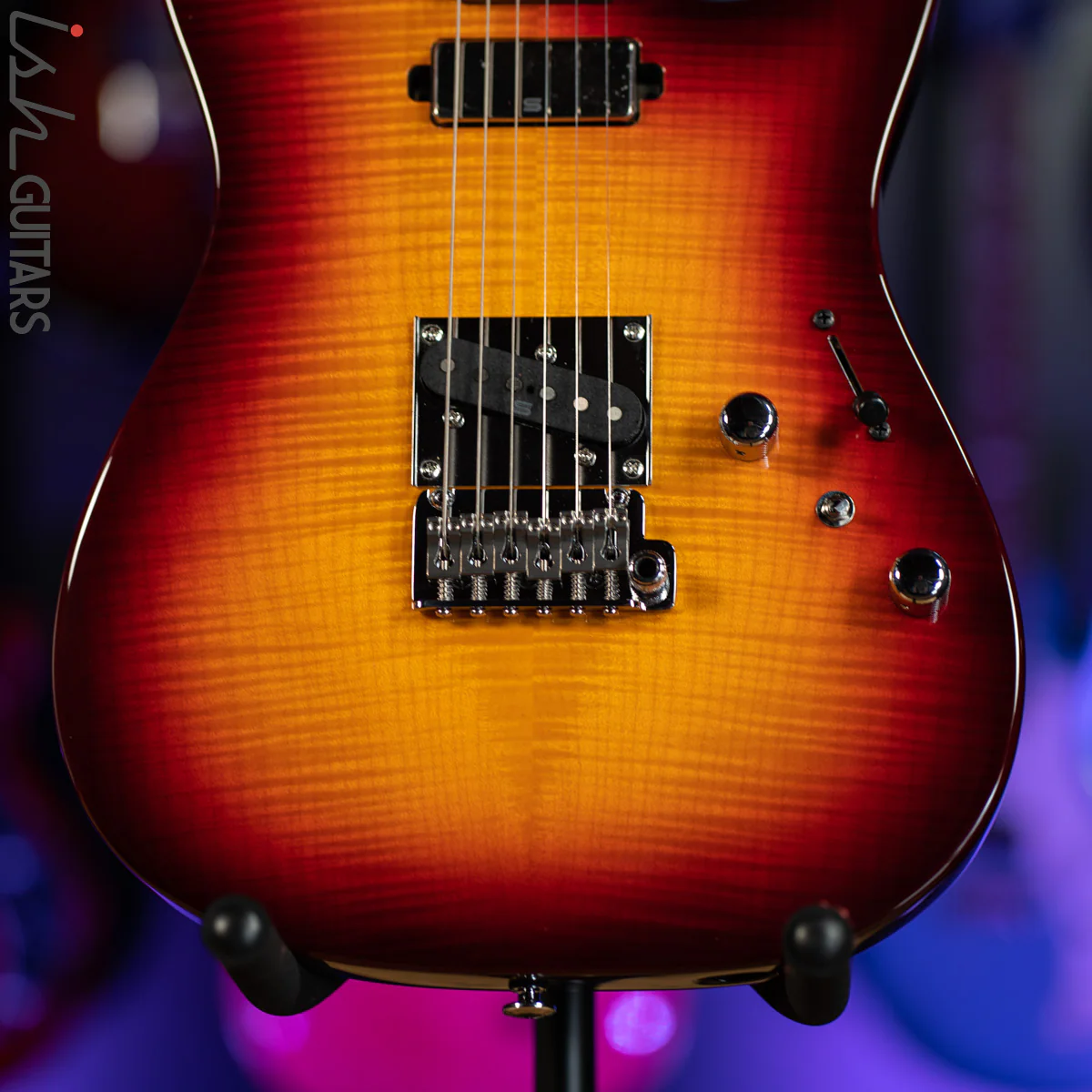 Ibanez Prestige AZS2200F Electric Guitar Sunset Burst Demo - Image 4