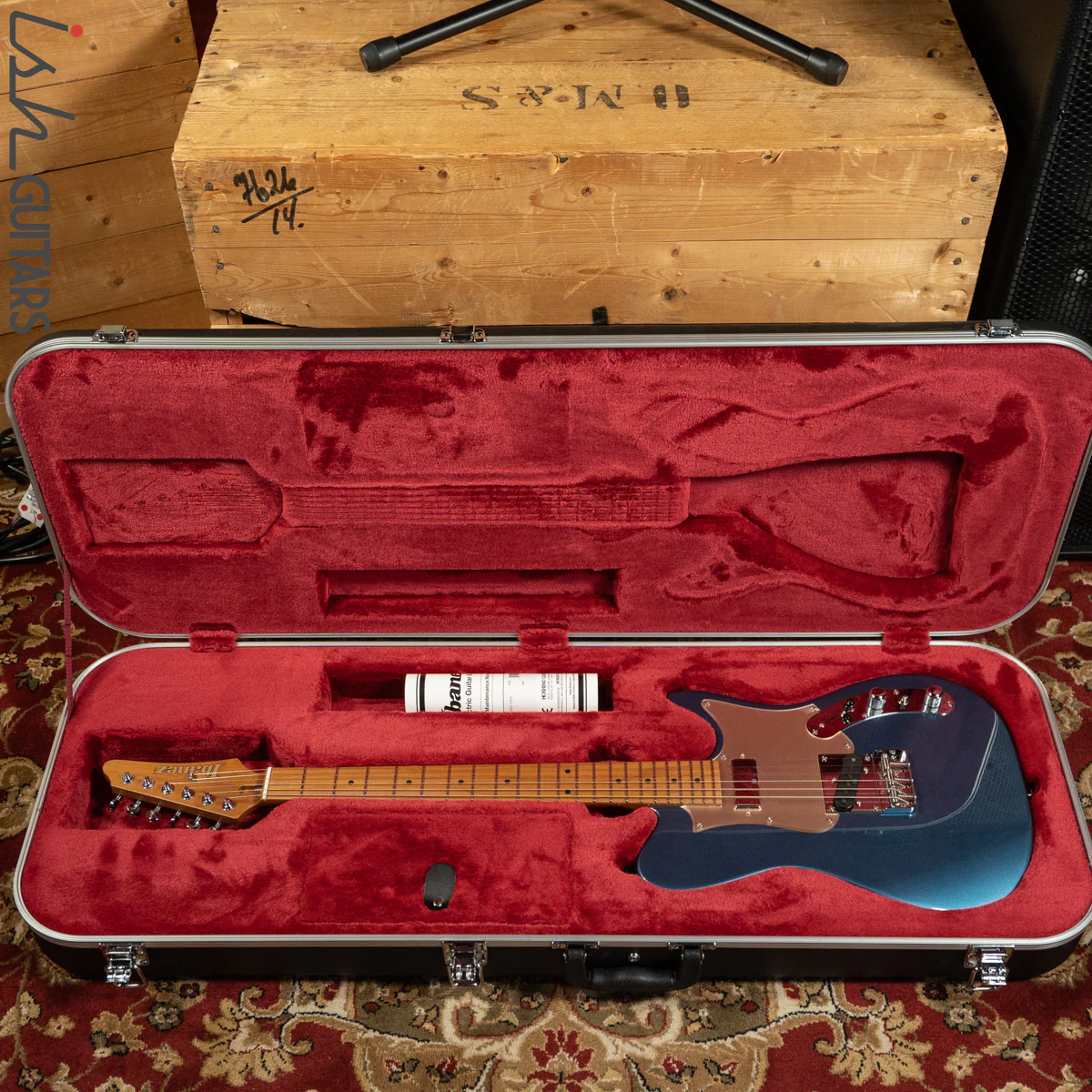 Ibanez Prestige AZS2209H Electric Guitar Prussian Blue Metallic - Image 12