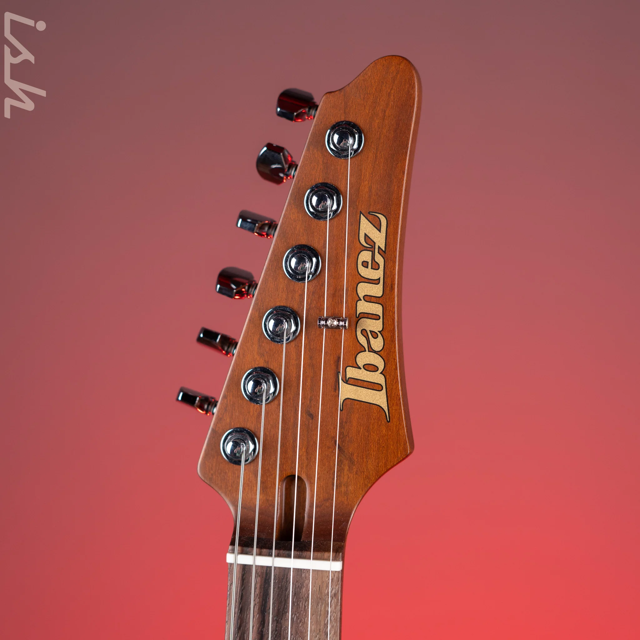 Ibanez Prestige MMN1 Martin Miller Signature Transparent Aqua Blue - Image 5