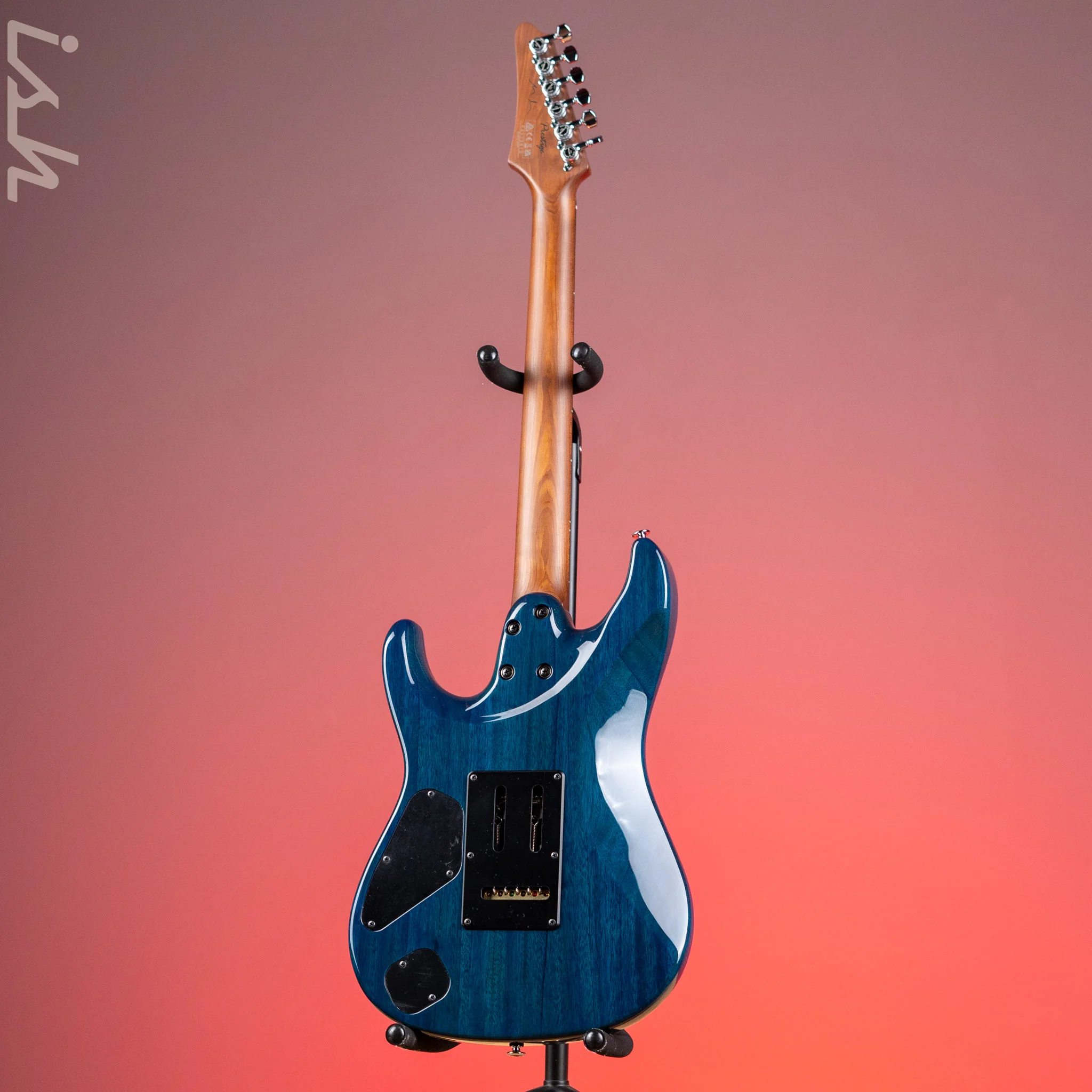 Ibanez Prestige MMN1 Martin Miller Signature Transparent Aqua Blue - Image 6