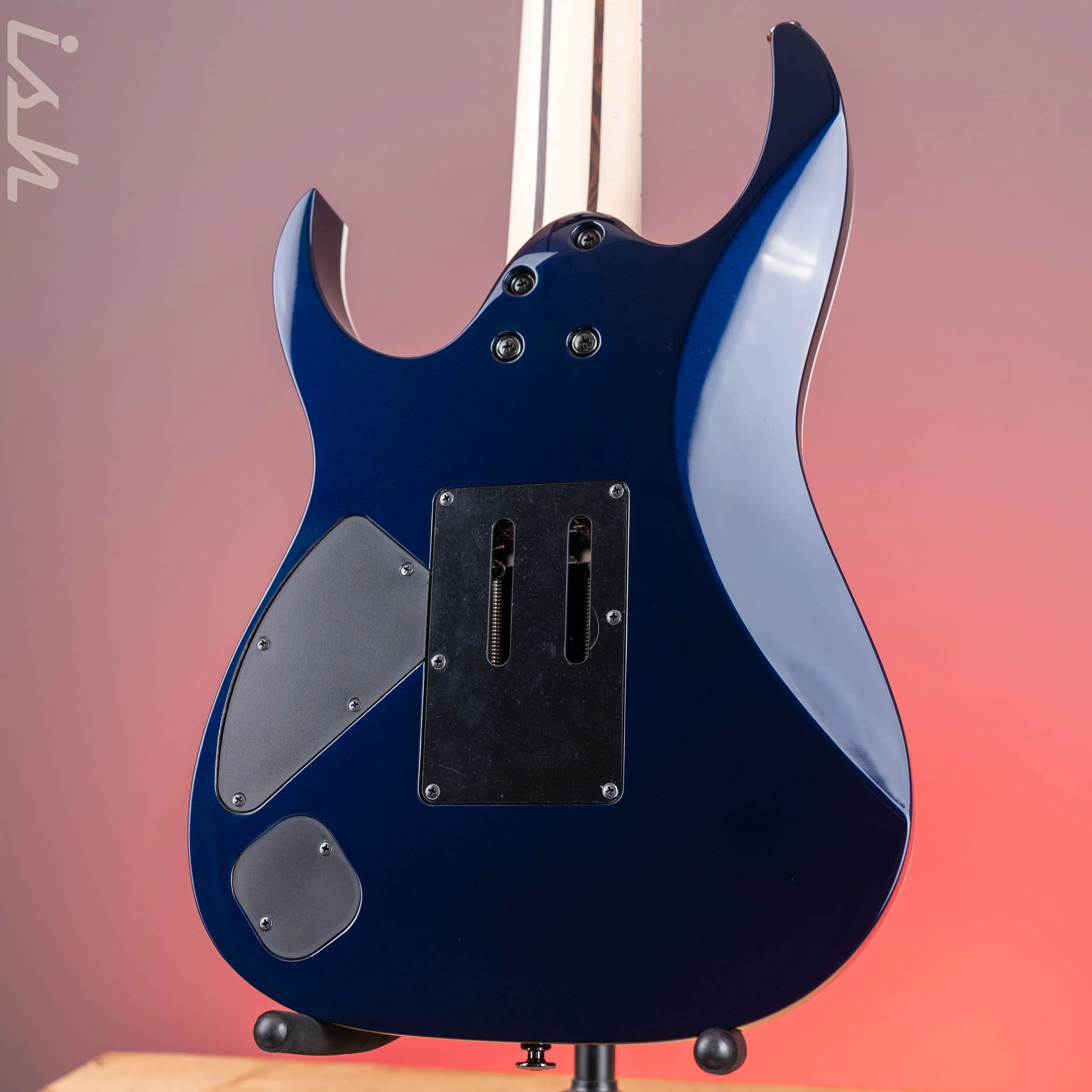 Ibanez Prestige RG2027XL 7-String Electric Guitar Deep Tide Blue - Image 7