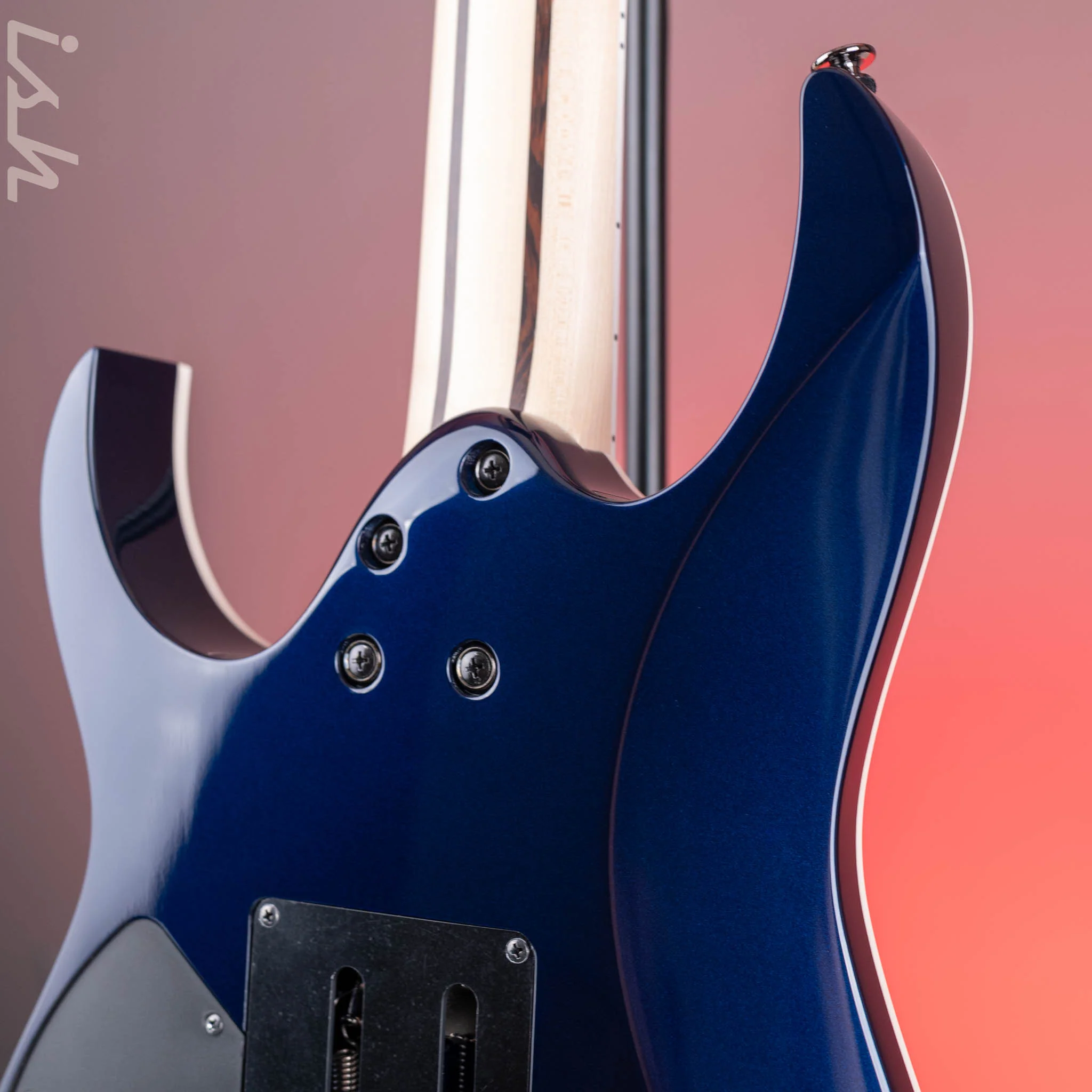 Ibanez Prestige RG2027XL 7-String Electric Guitar Deep Tide Blue - Image 8
